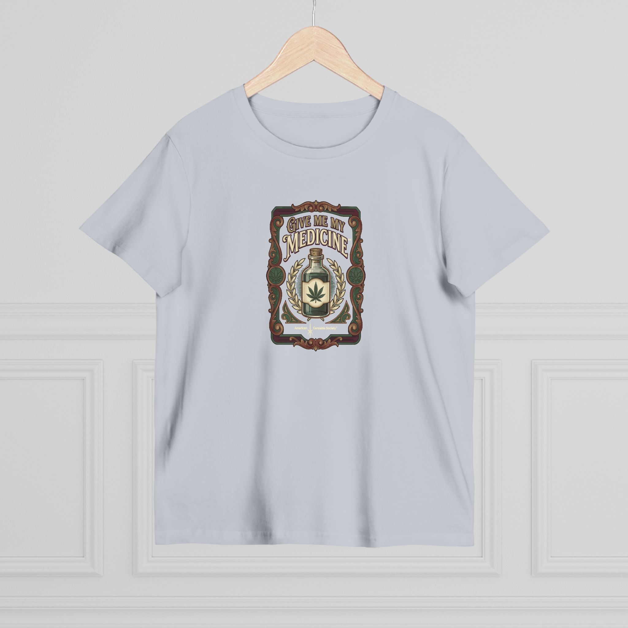 Give Me My Medicine™ Women's Maple Tee – Powder, view 4