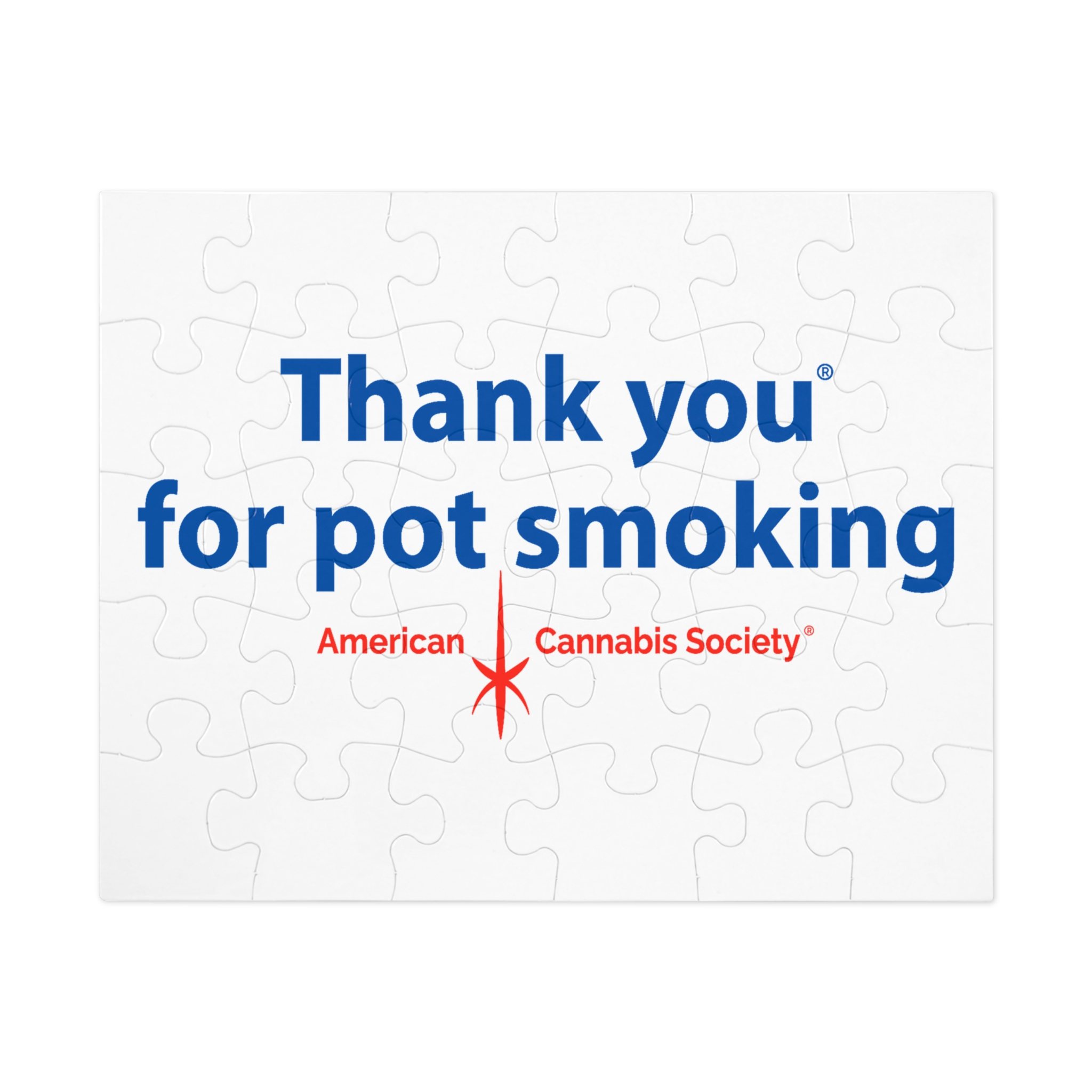 Thank You For Pot Smoking® Jigsaw Puzzle with Tin — American Cannabis Society® 30 to 2000 Pieces - Image 4
