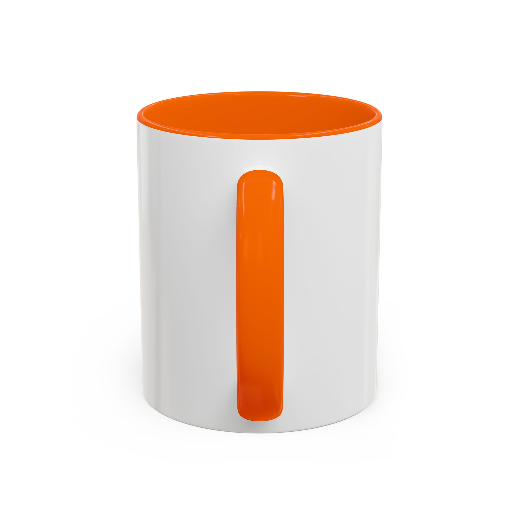 Thank You For Pot Smoking® Colored Interior Coffee Mug – Orange – view 4