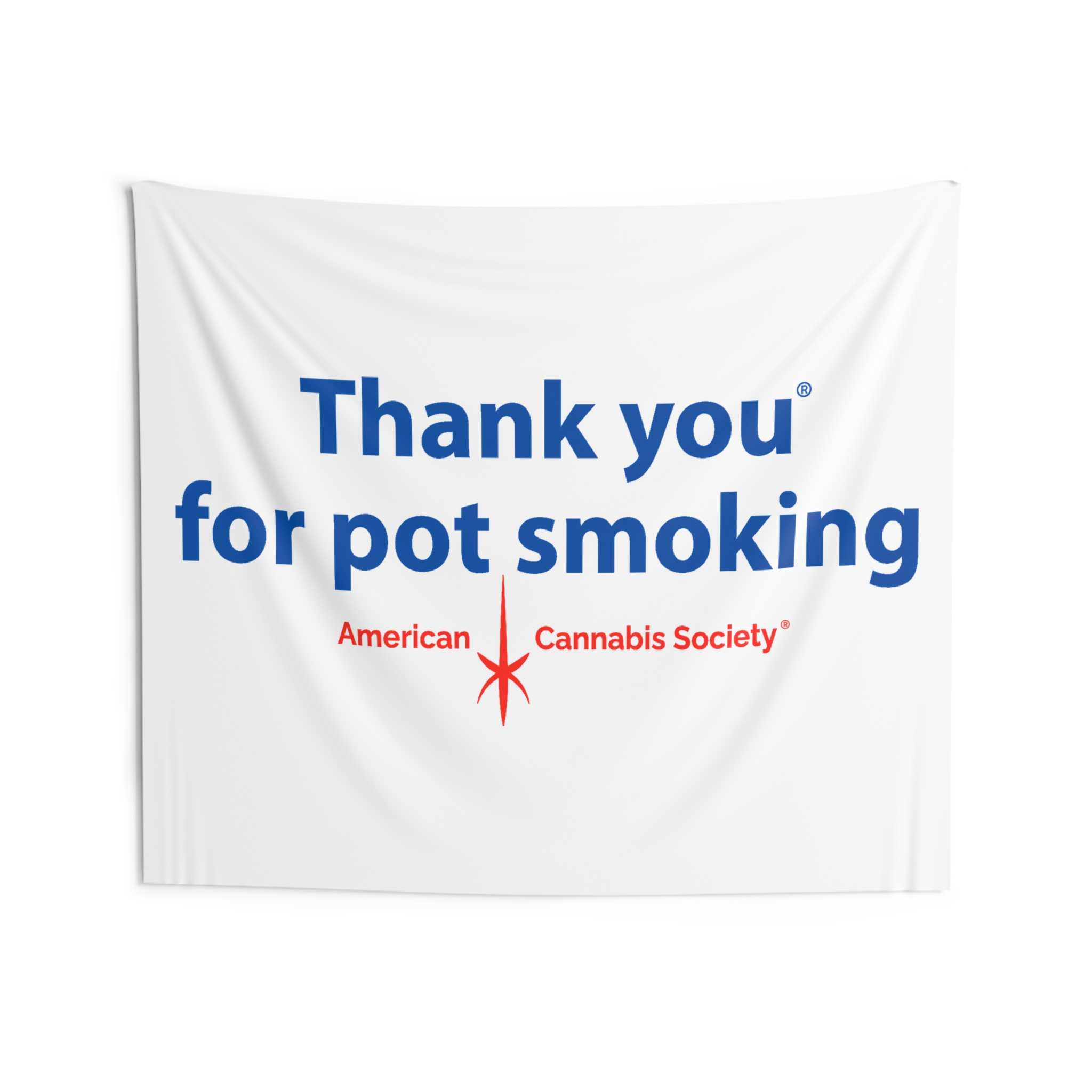 Thank You For Pot Smoking® Wall Tapestry — American Cannabis Society® Indoor Wall Hanging - Image 7