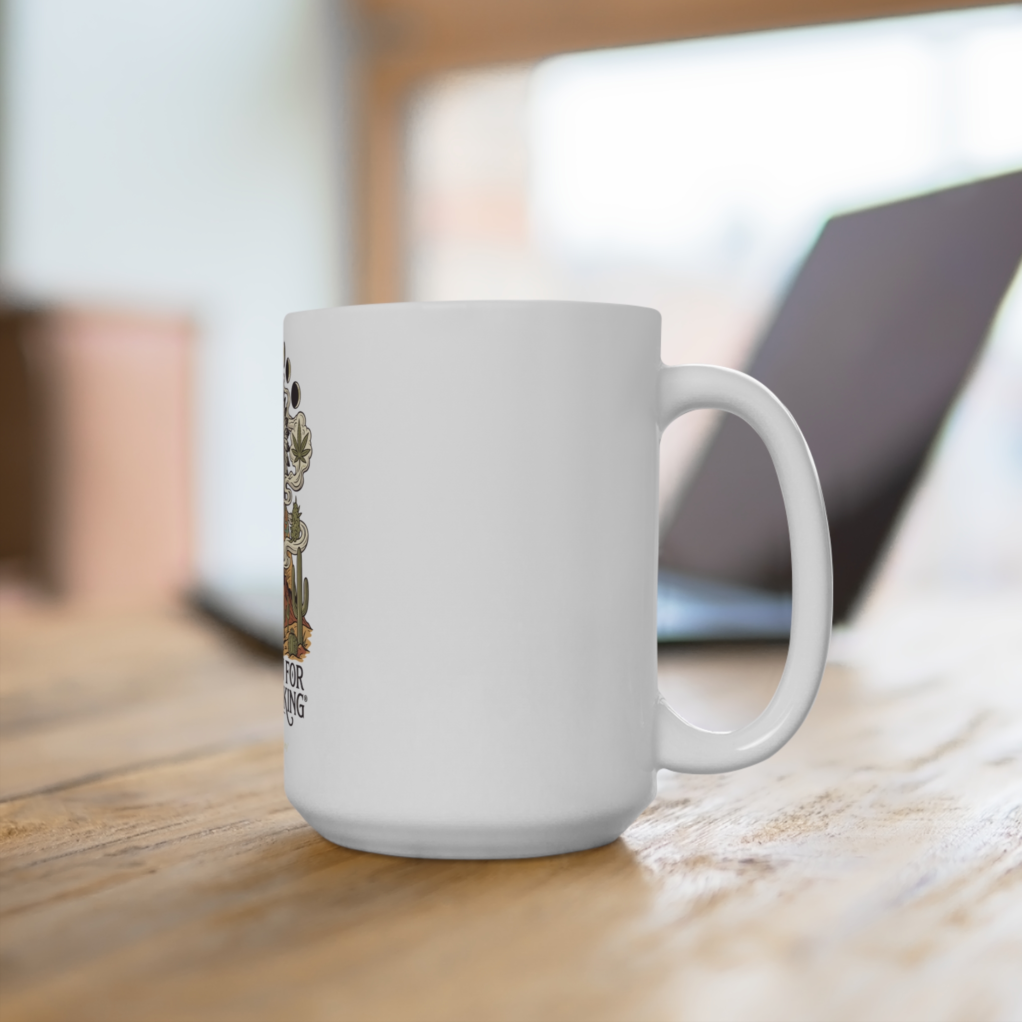 Thank You For Pot Smoking® Desert Chief Ceramic Mug, 15oz – 15oz – view 4