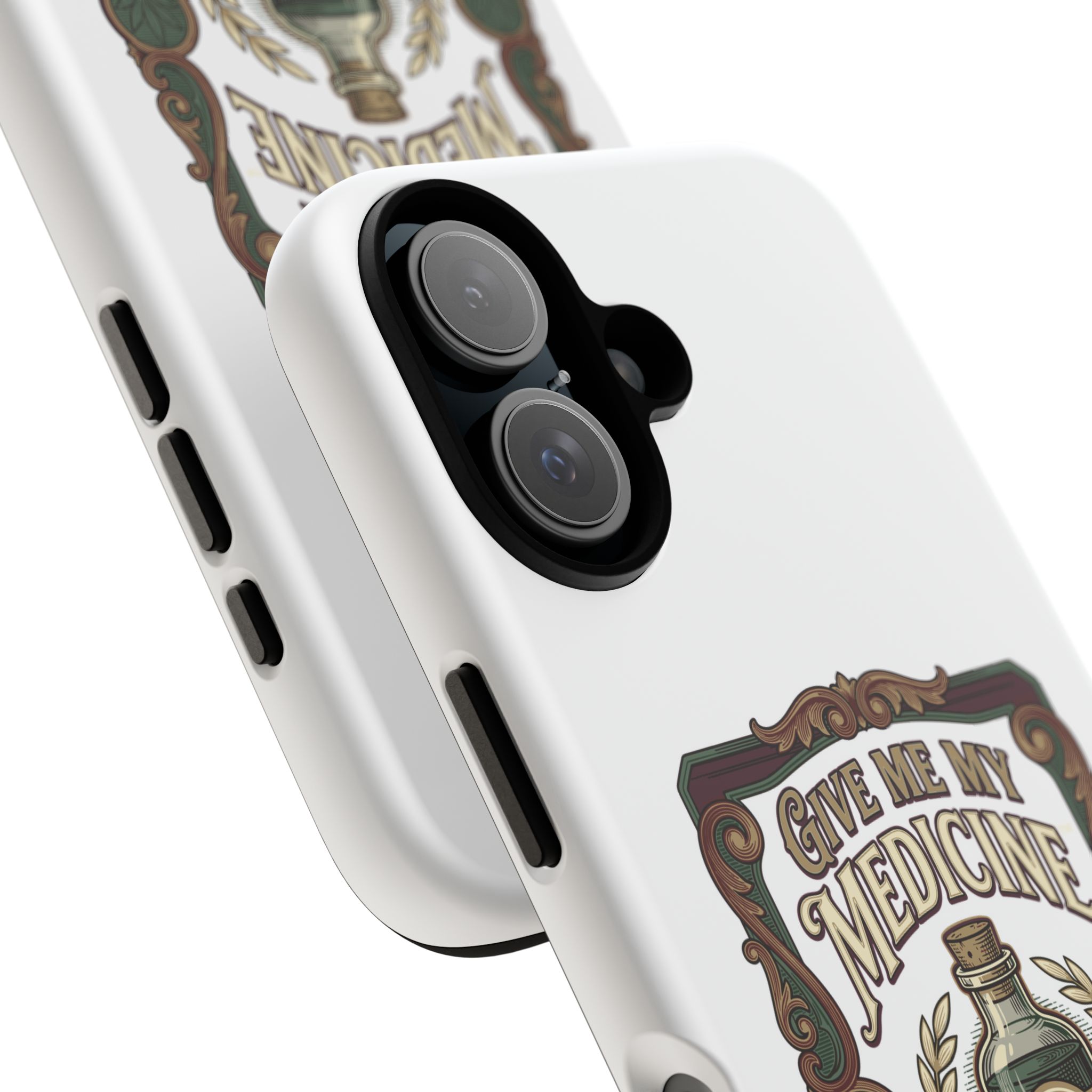 Give Me My Medicine™ Dual-Layer Tough Case – iPhone 16 / Matte – view 2