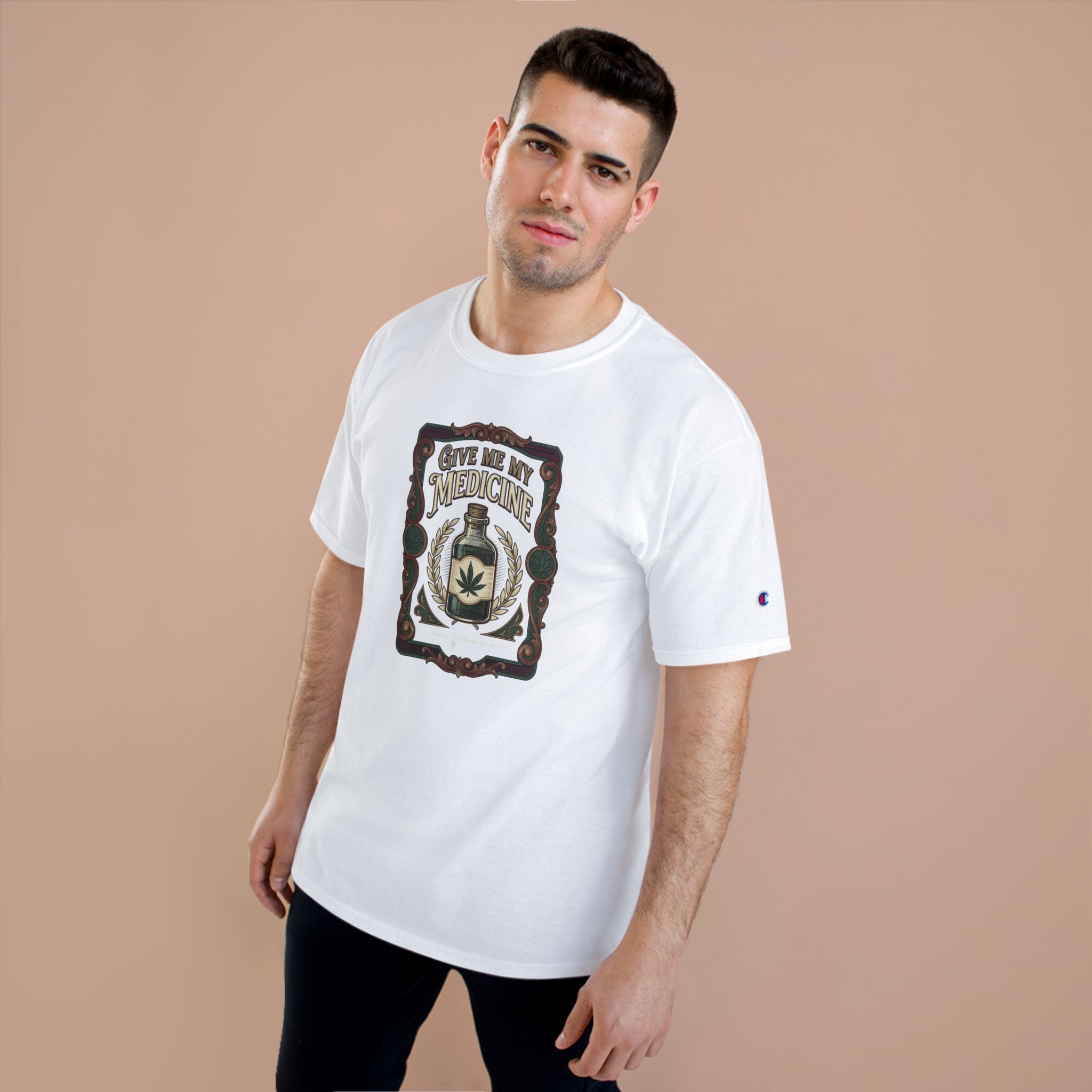 Give Me My Medicine™ Classic Cotton Tee – White, view 3