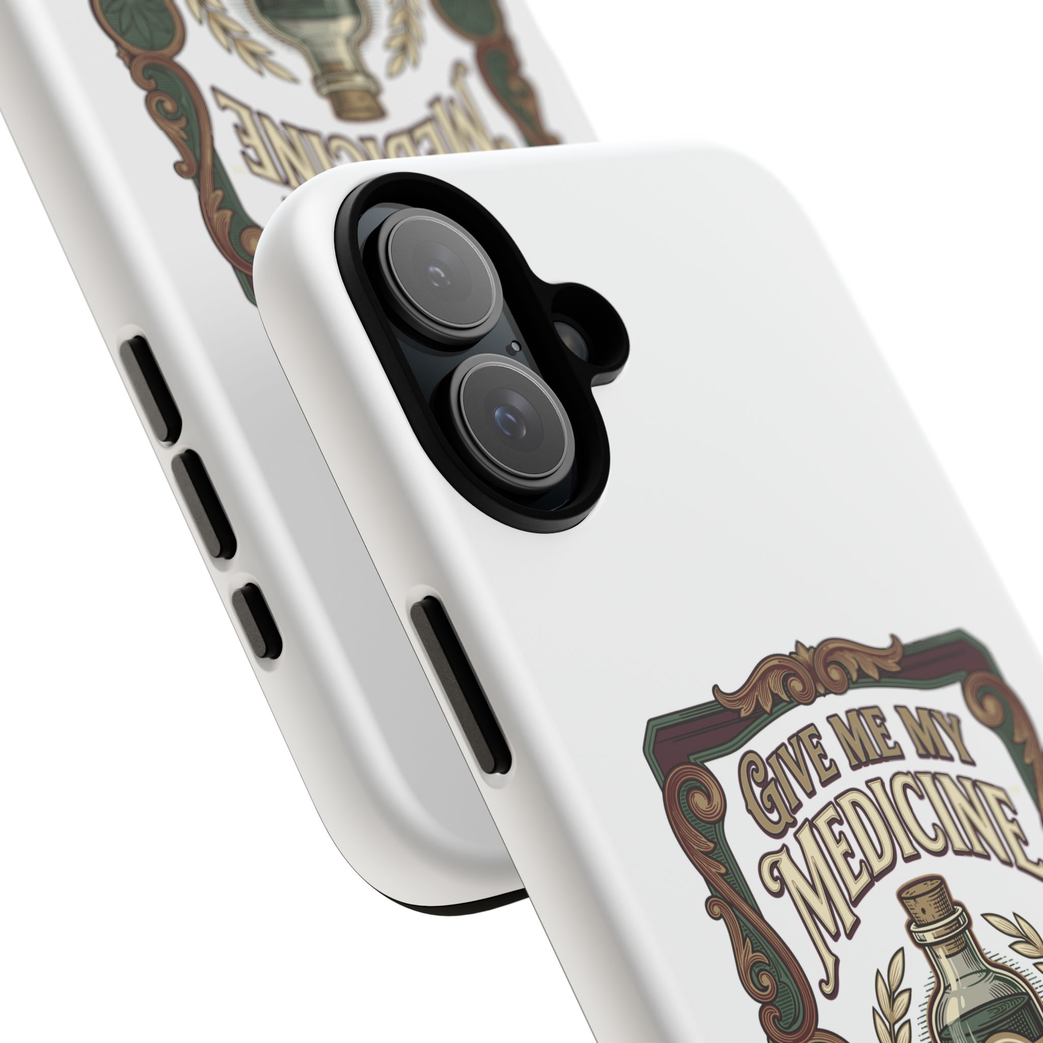 Give Me My Medicine™ Dual-Layer Tough Case – iPhone 16 Plus / Matte – view 2