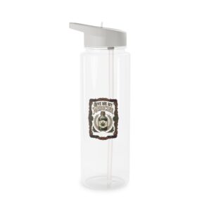 Give Me My Medicine™ Tritan Water Bottle with Straw – Transparent