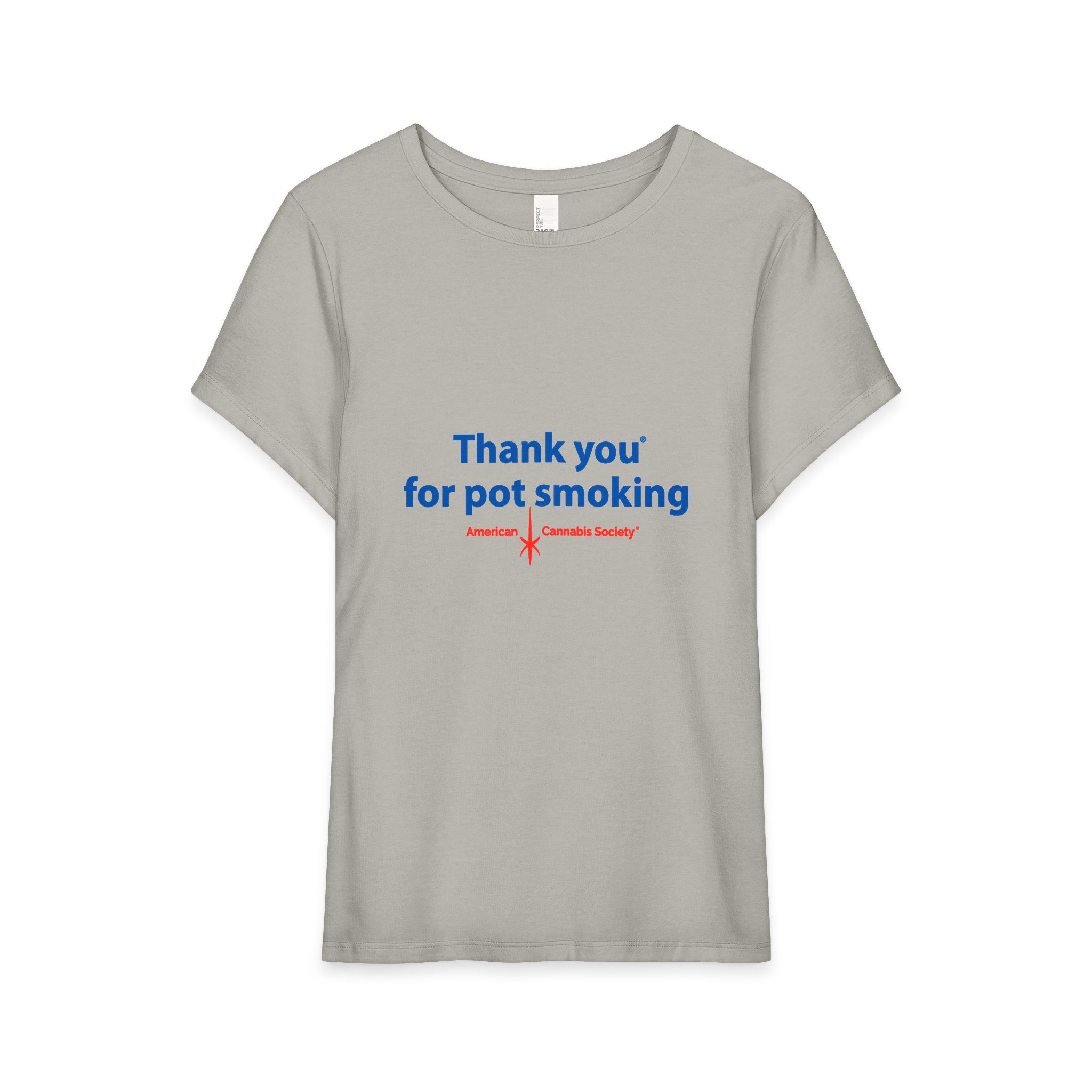 Thank You For Pot Smoking® Women's Tri-Blend Tee – Desert Tan Heather