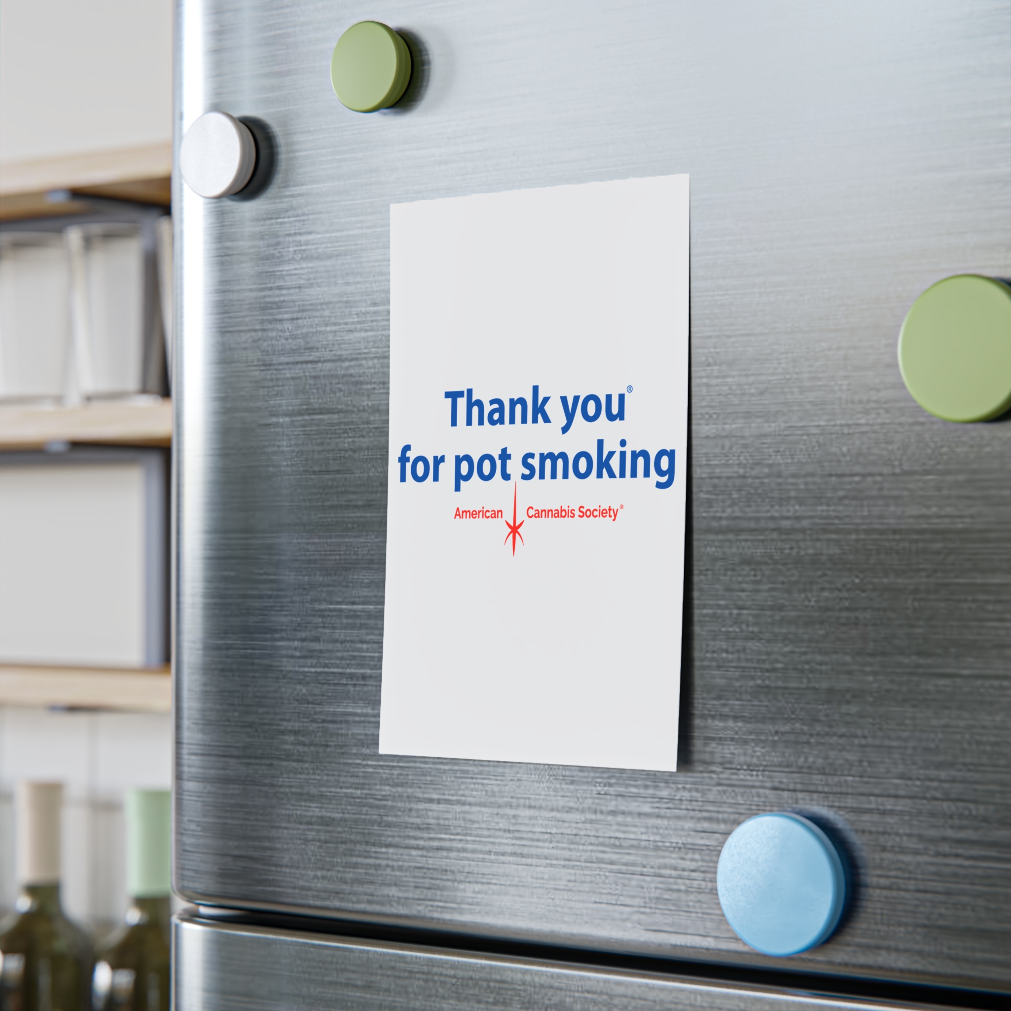 Thank You For Pot Smoking® Sticky Note Pad – view 6