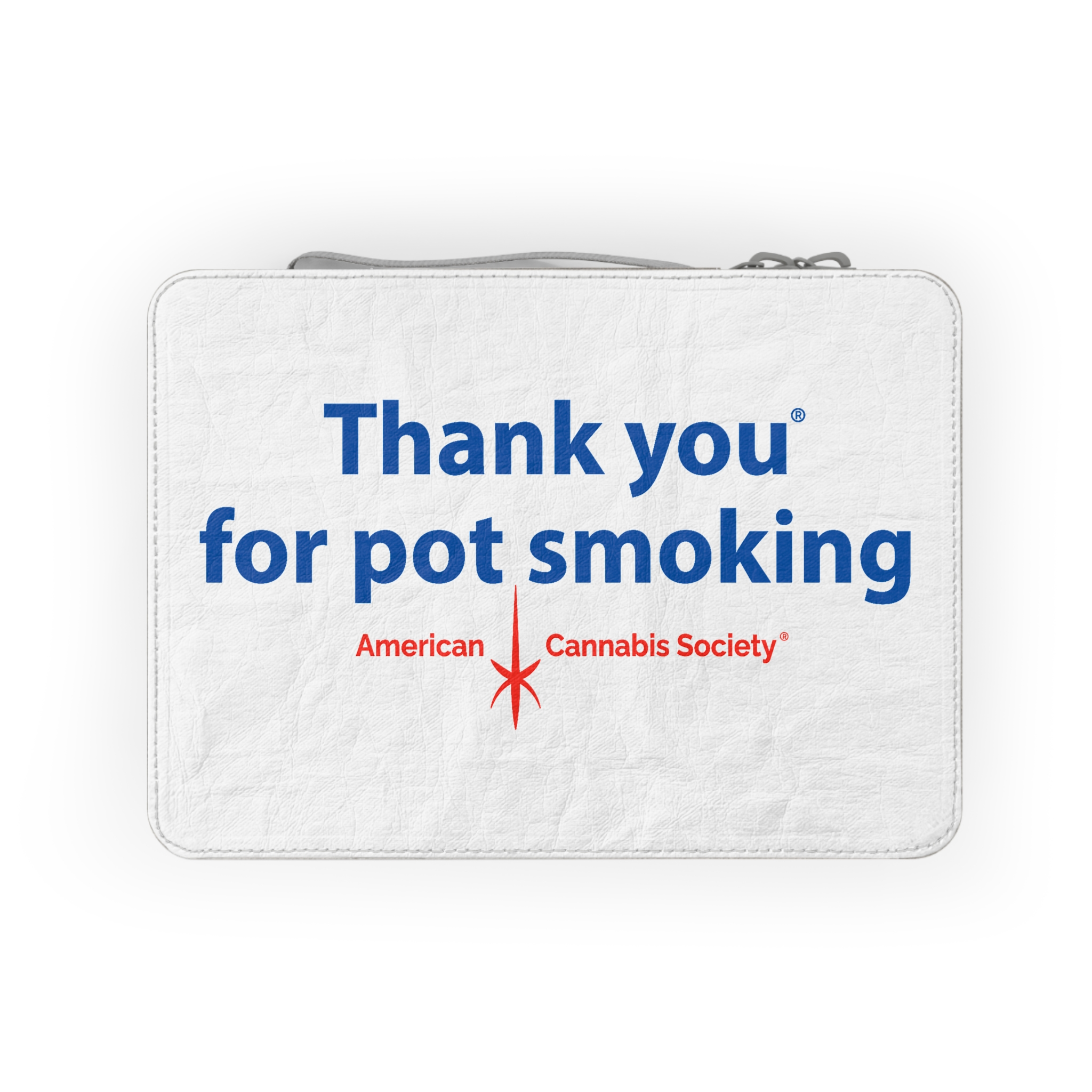 Thank You For Pot Smoking® Paper Lunch Bag – Grey