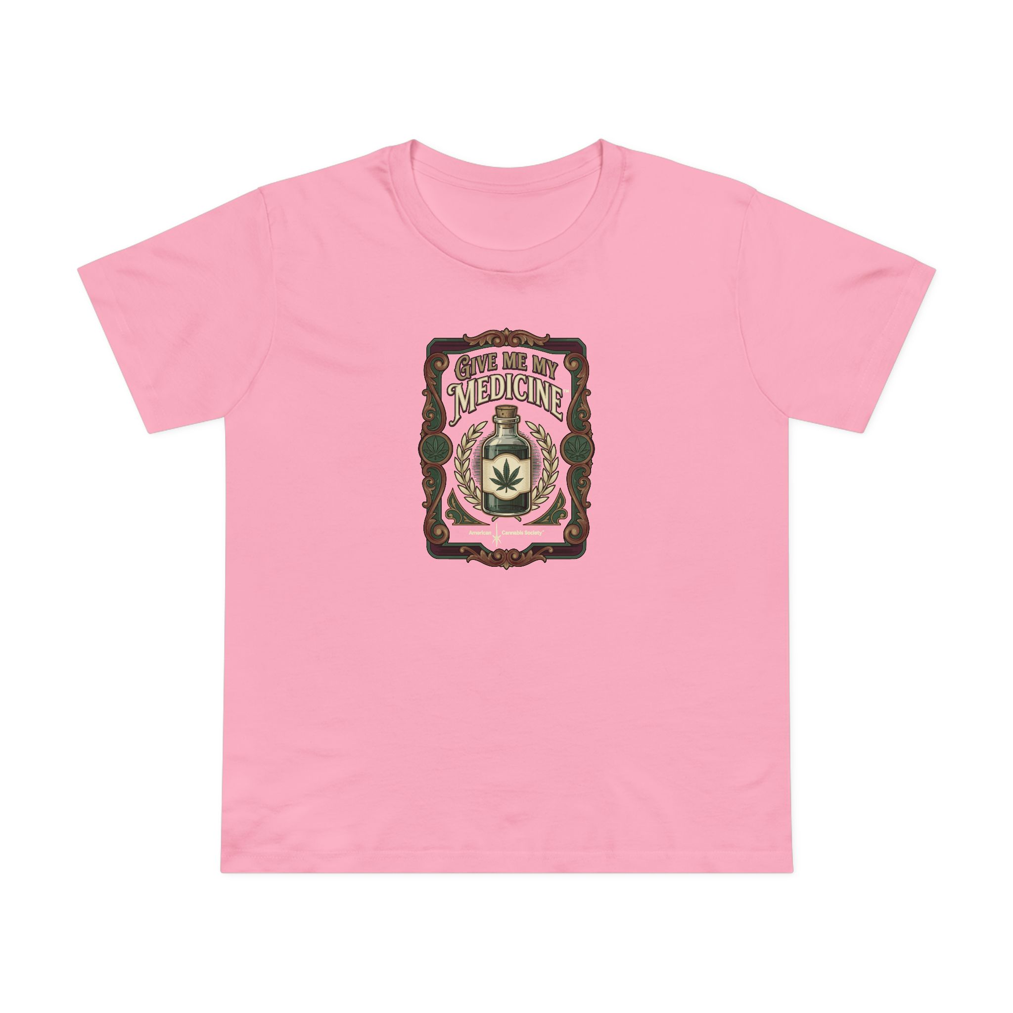 Give Me My Medicine™ Women's Maple Tee – Bubblegum