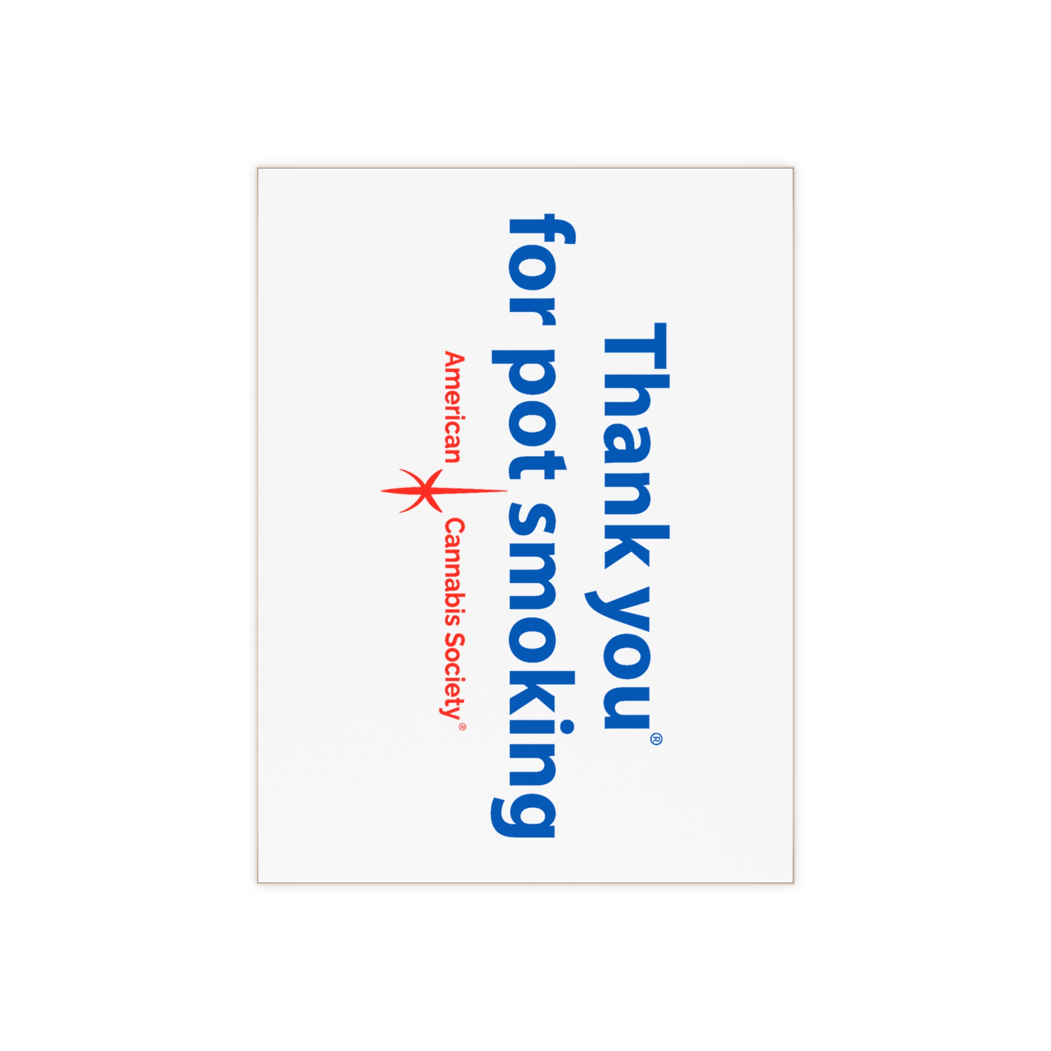 Thank You For Pot Smoking® Ceramic Tile – view 5