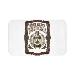 Give Me My Medicine™ Memory Foam Bath Mat – 34" × 21"
