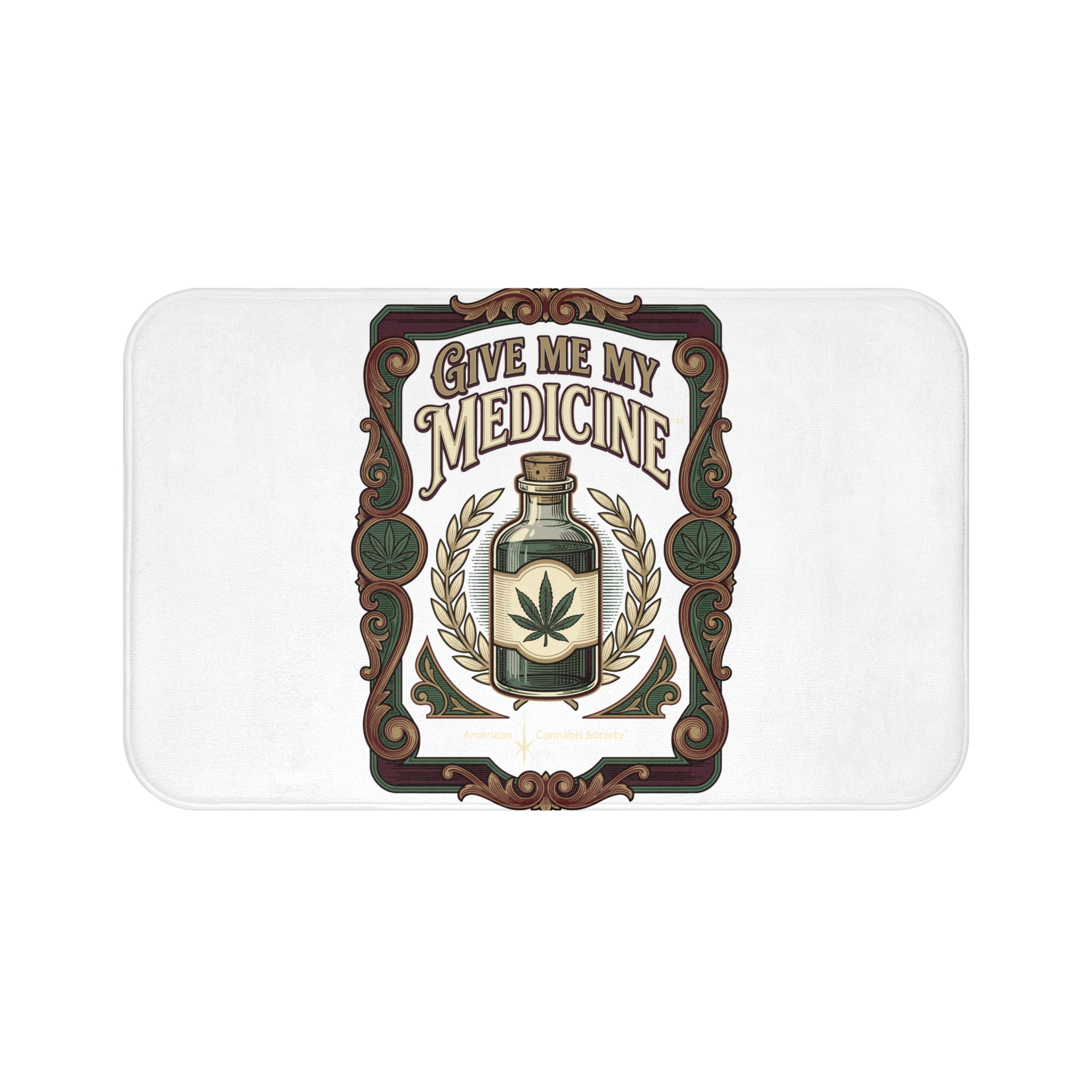 Give Me My Medicine™ Memory Foam Bath Mat – 34" × 21"