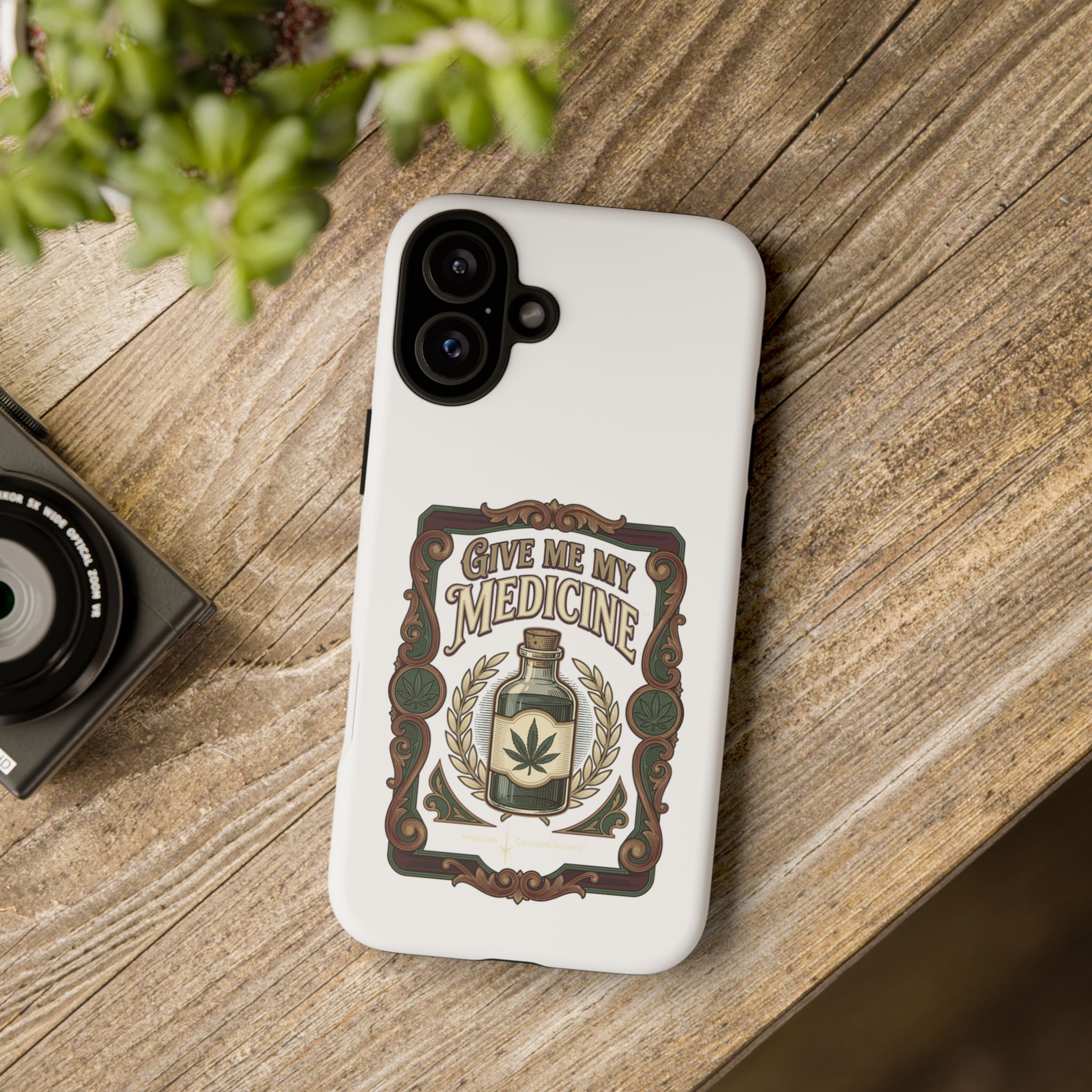 Give Me My Medicine™ Dual-Layer Tough Case – iPhone 16 Plus / Matte – view 4