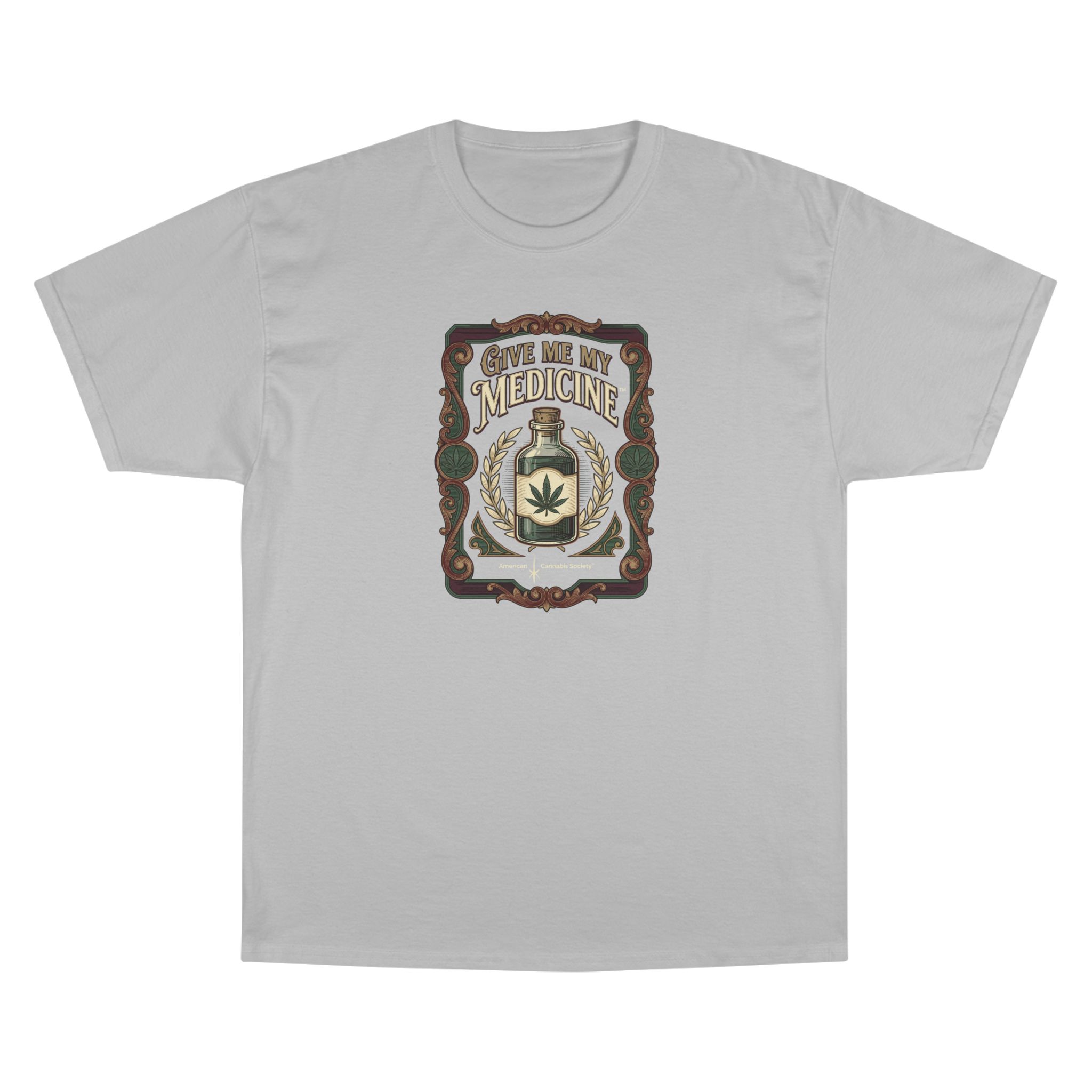 Give Me My Medicine™ Classic Cotton Tee – Light Steel
