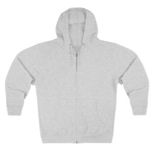 Thank You For Pot Smoking® Unisex Zip Hoodie – Heather Grey