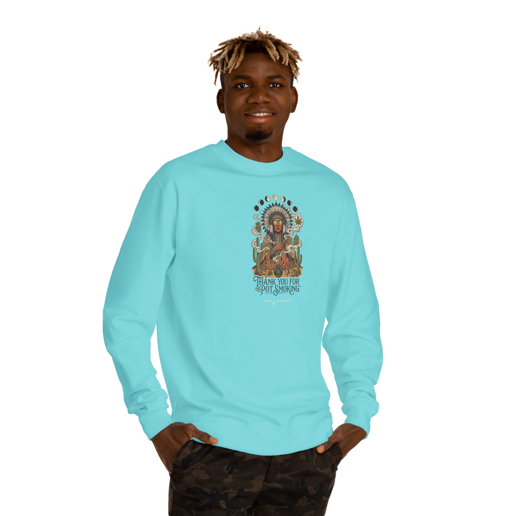 Desert Chief Crew Neck Sweatshirt – Mint – view 3