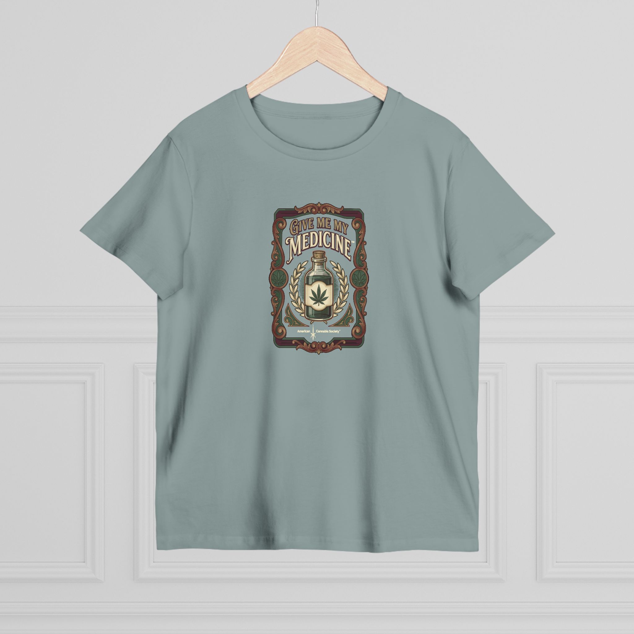 Give Me My Medicine™ Women's Maple Tee – Mineral, view 4