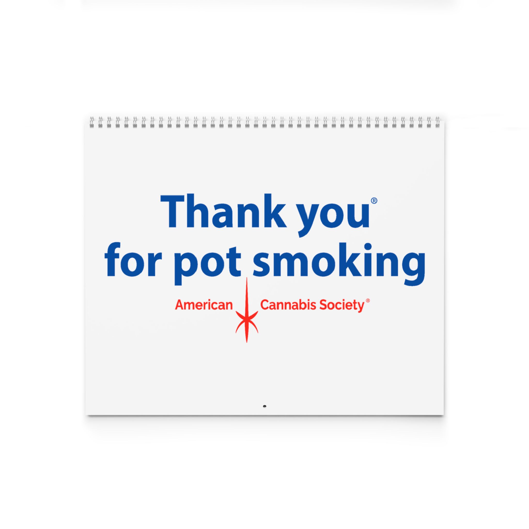 Thank You For Pot Smoking® Wall Calendar – 14″ x 11.5″, Glossy