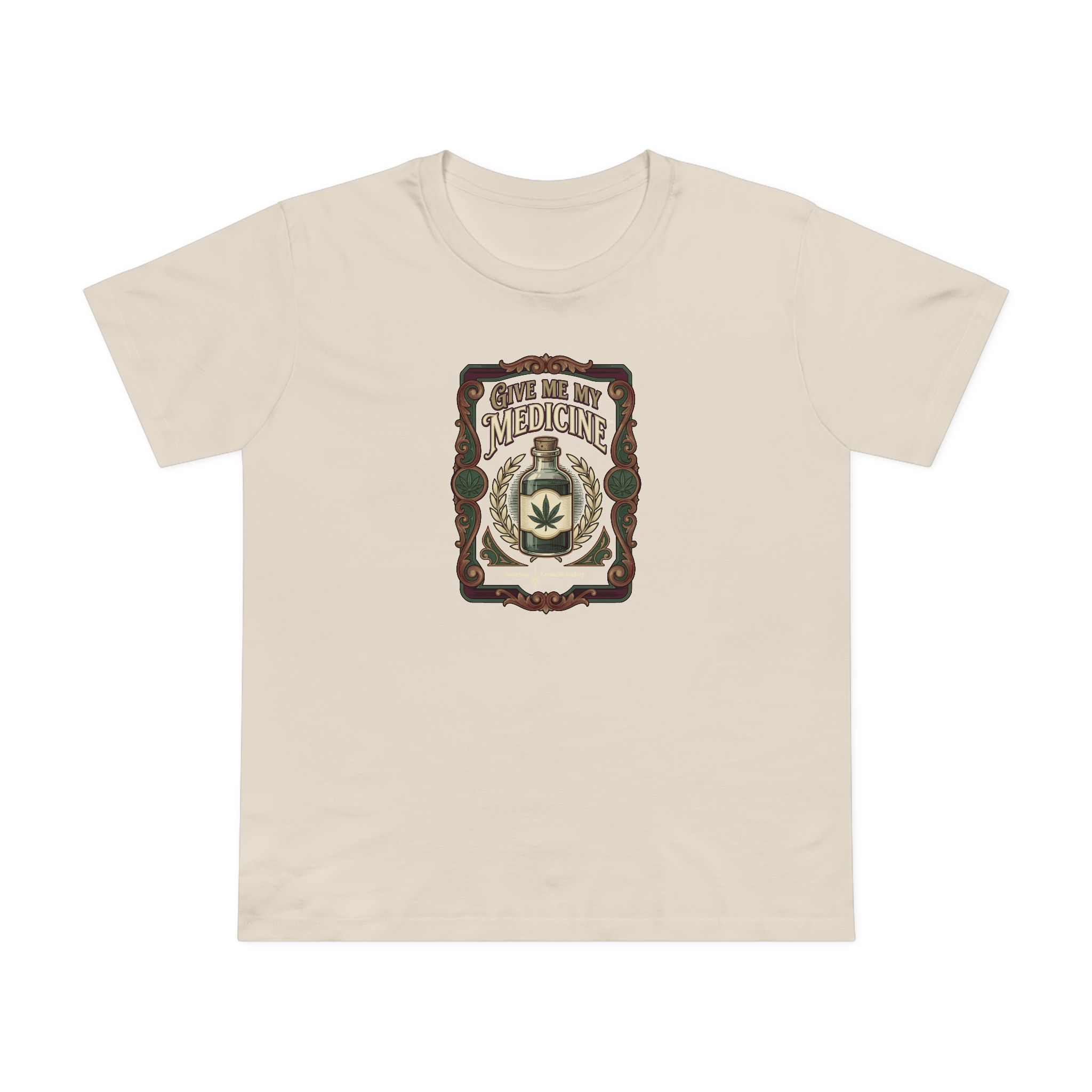 Give Me My Medicine™ Women's Maple Tee – Ecru