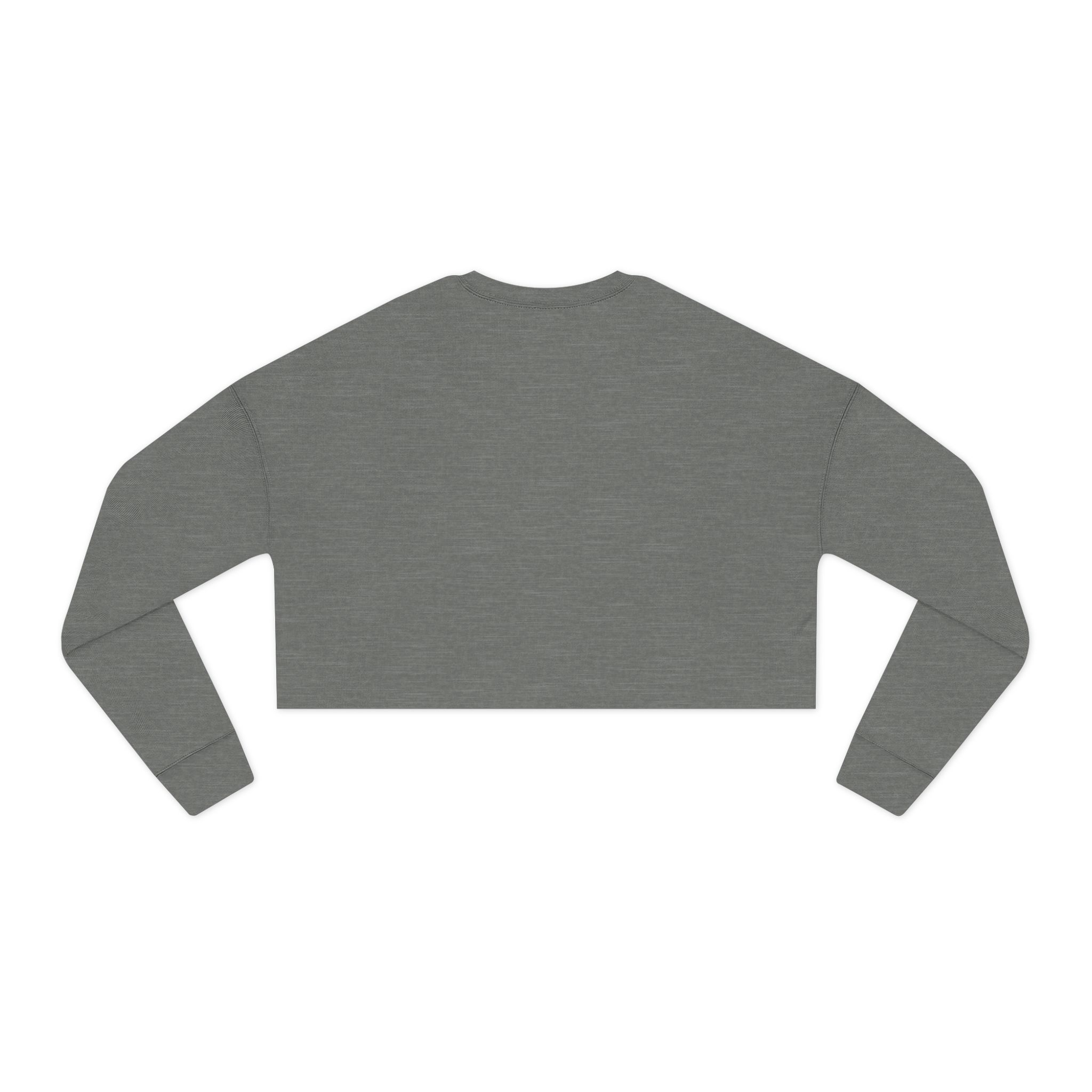Thank You For Pot Smoking® Desert Chief Women's Cropped Sweatshirt – Deep Heather – view 2