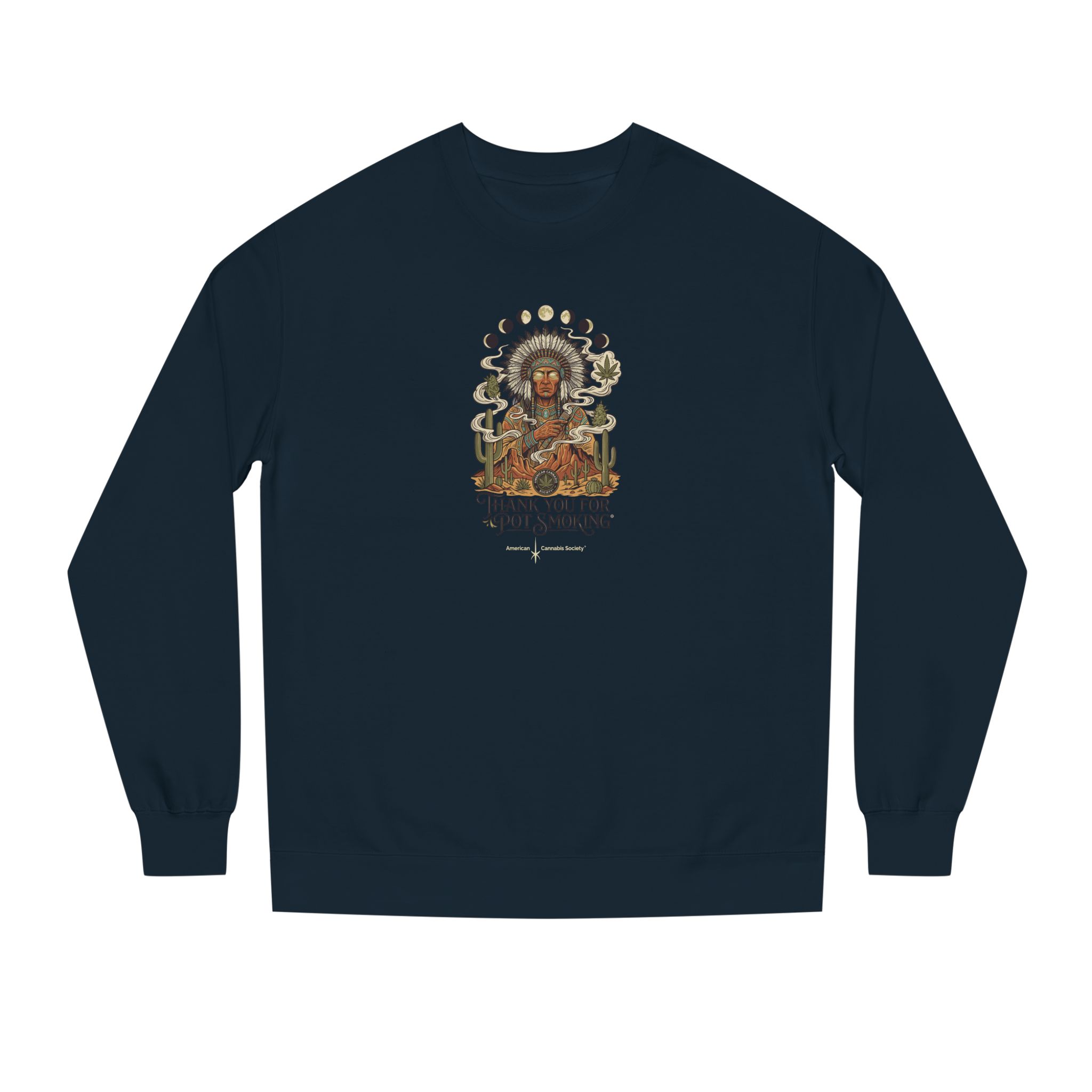 Desert Chief Crew Neck Sweatshirt – Classic Navy