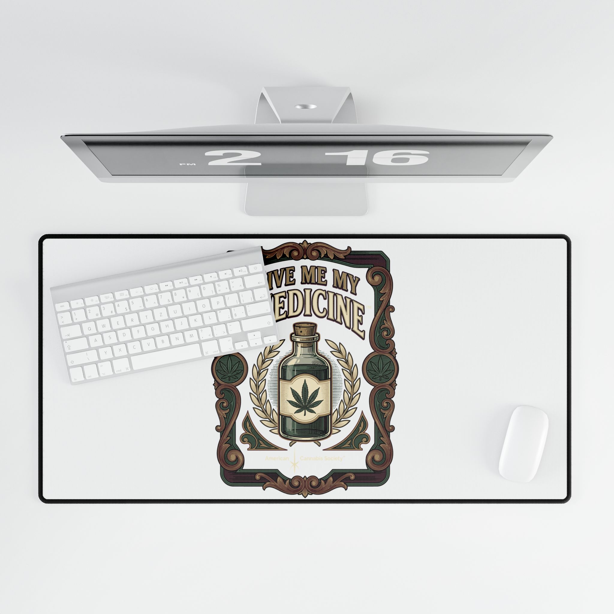Give Me My Medicine™ Desk Mat – 31.5" × 15.5" – view 4