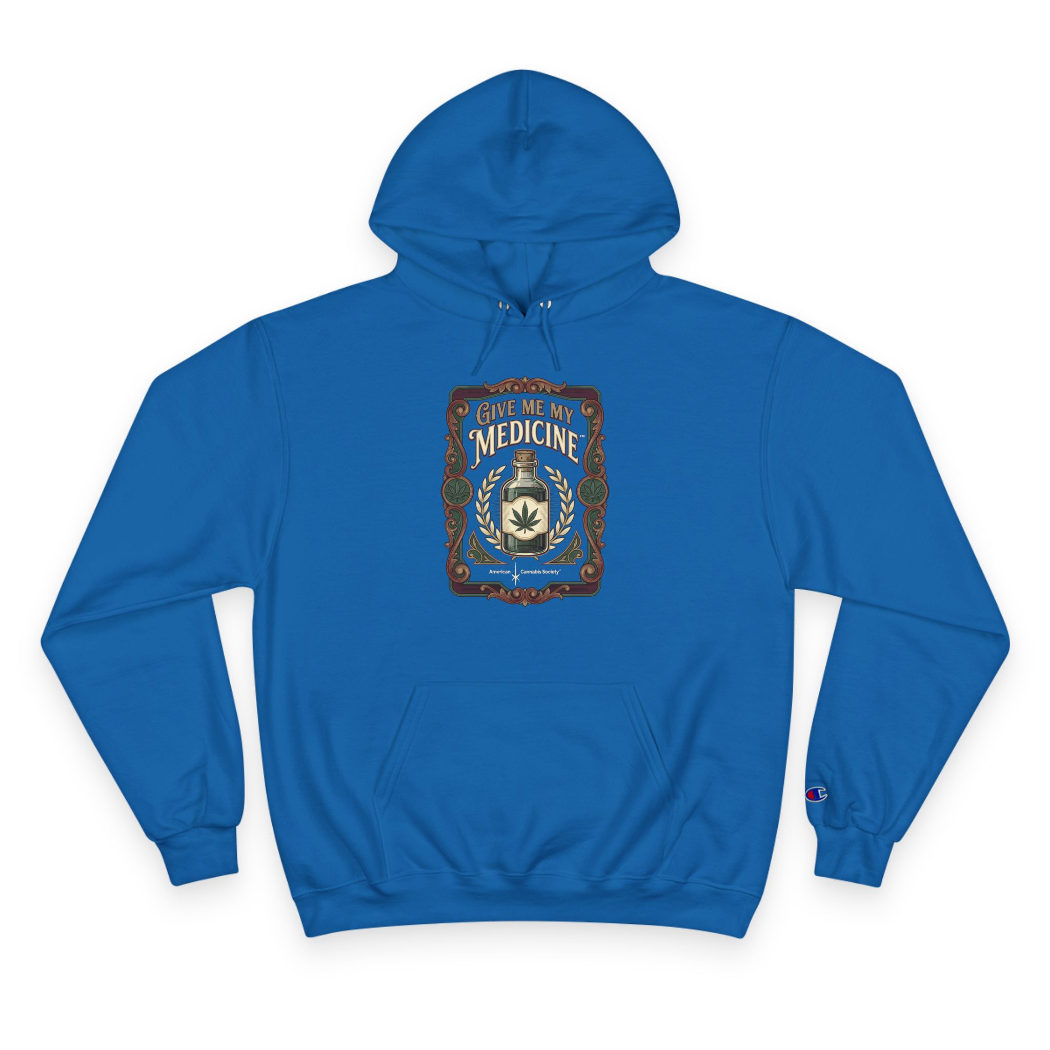Give Me My Medicine™ Heavyweight Pullover Hoodie – Royal Blue