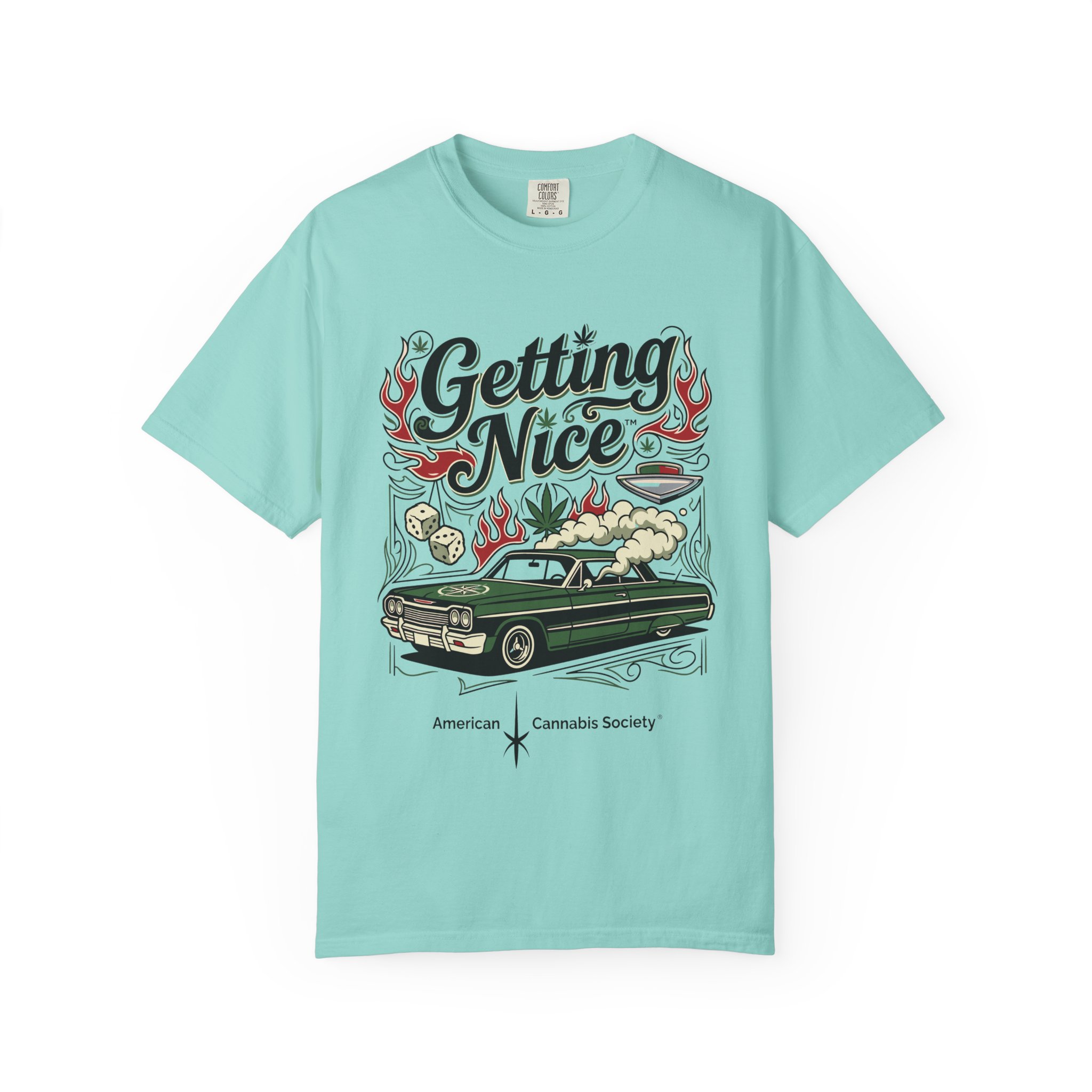 Getting Nice™ Lowrider T-Shirt – Chalky Mint
