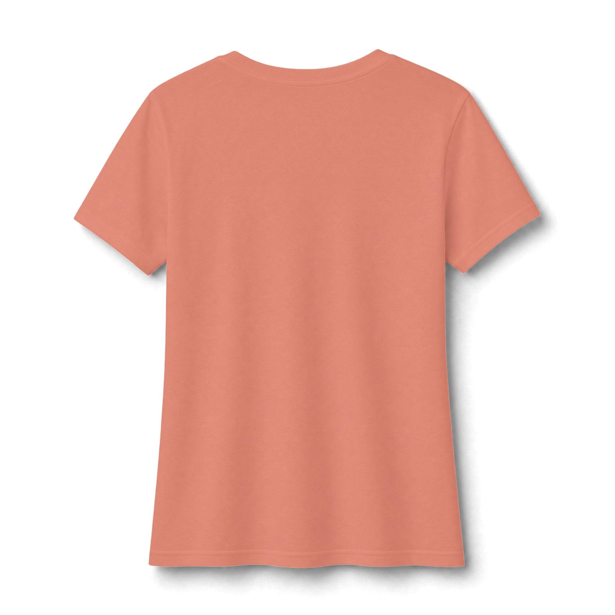 Thank You For Pot Smoking® Women's Fitted V-Neck Tee – Light Orange – view 2
