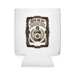 Give Me My Medicine™ Neoprene Can Cooler – White