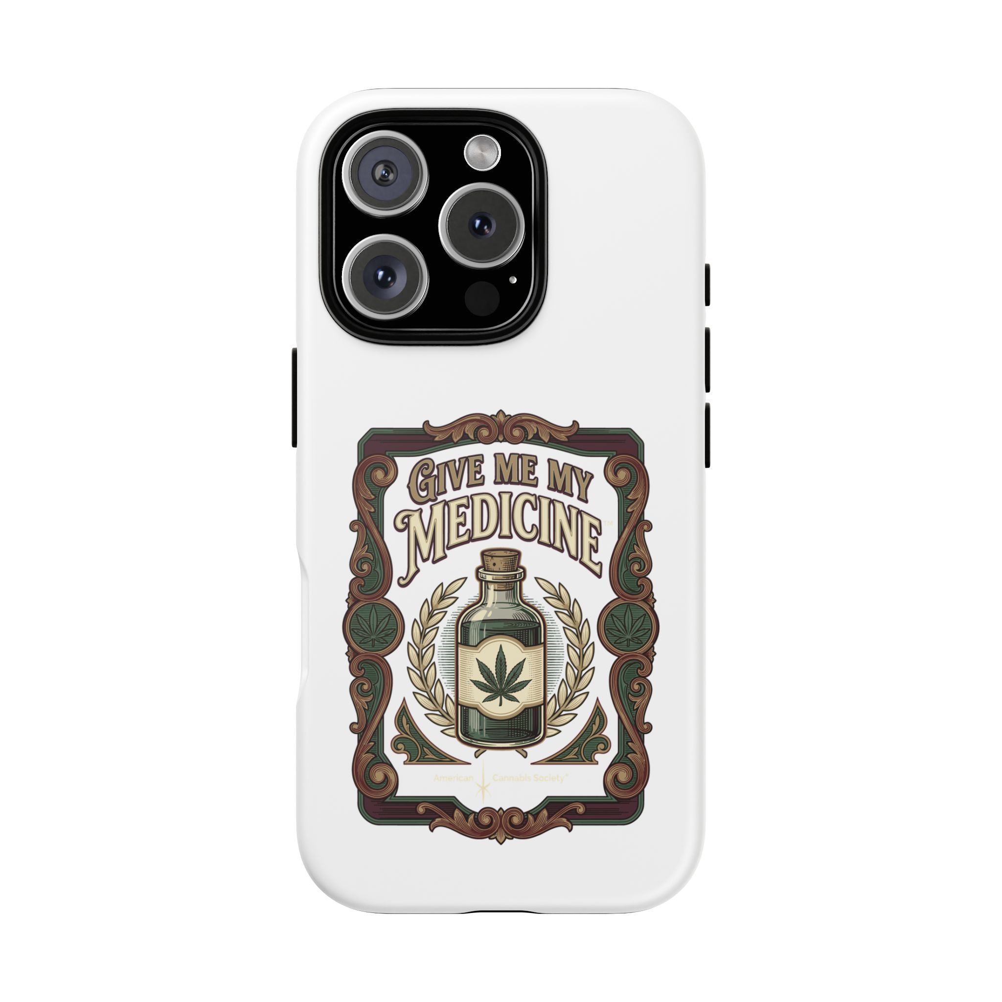 Give Me My Medicine™ Dual-Layer Tough Case – iPhone 16 Pro / Matte