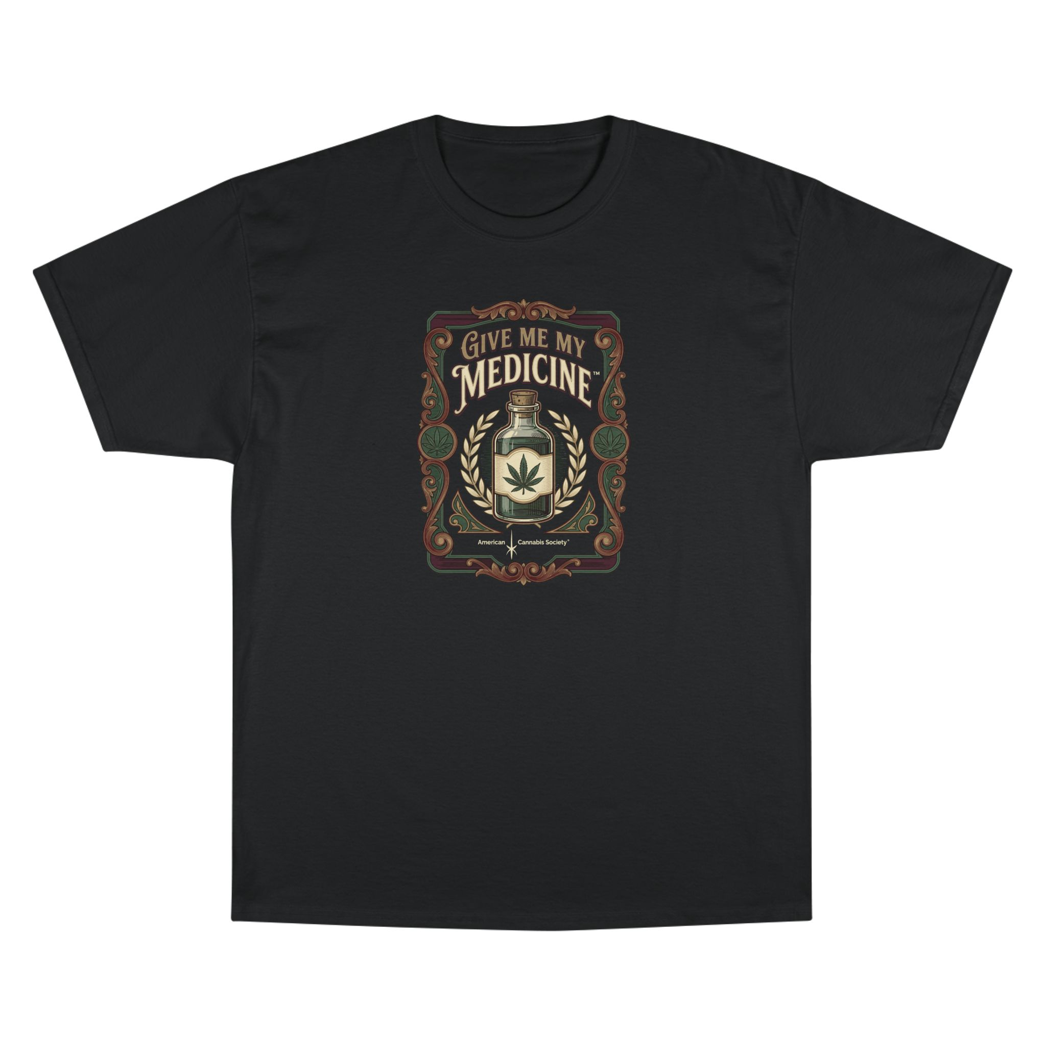 Give Me My Medicine™ Classic Cotton Tee – Black