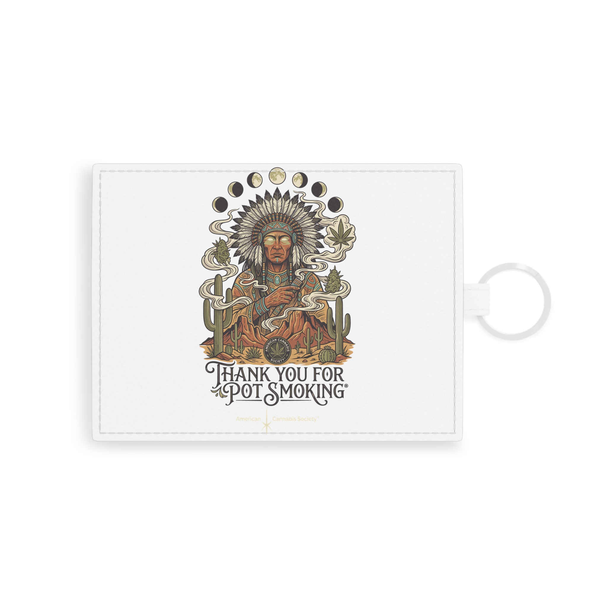 Desert Chief Card Holder – White