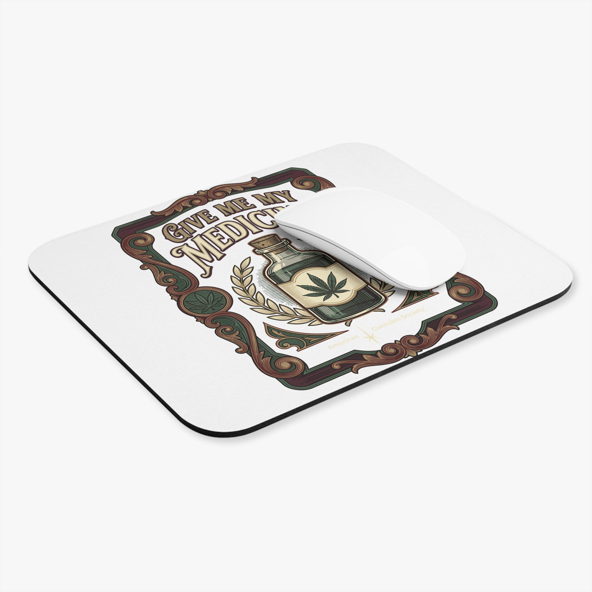 Give Me My Medicine™ Foam Mouse Pad – 9" × 8" – view 3
