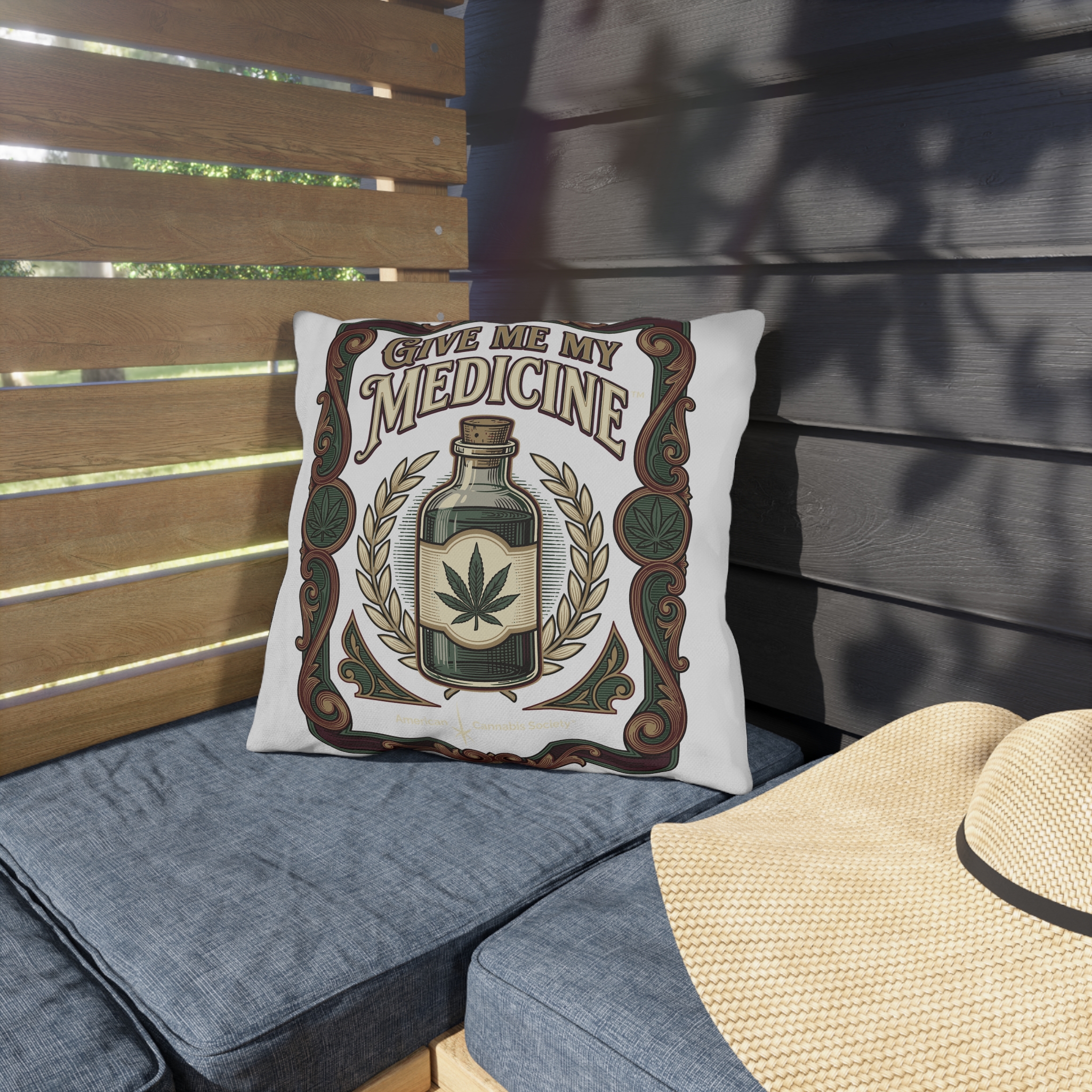 Give Me My Medicine™ Outdoor Pillow – view 3