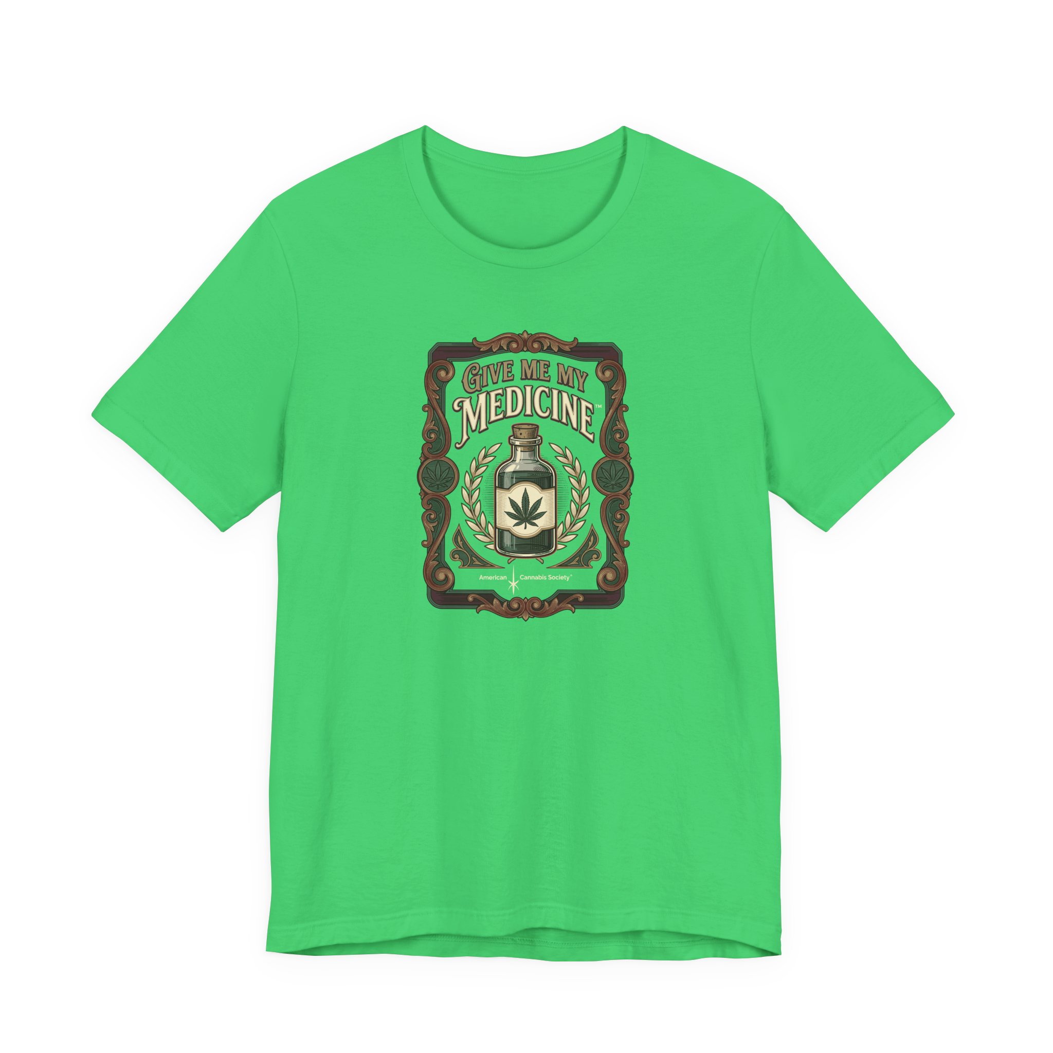 Give Me My Medicine™ Unisex Jersey Tee – Synthetic Green