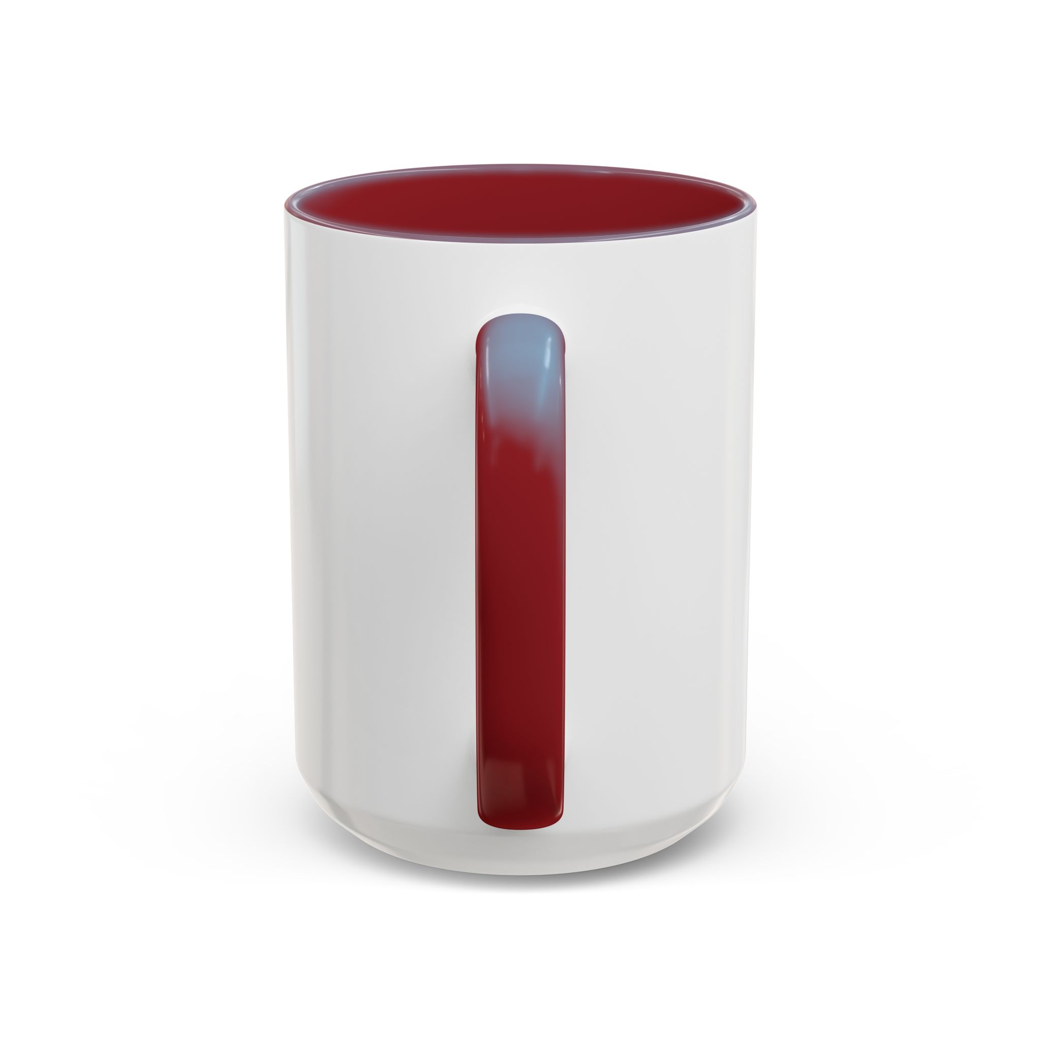 Thank You For Pot Smoking® Colored Interior Coffee Mug – Maroon – view 10