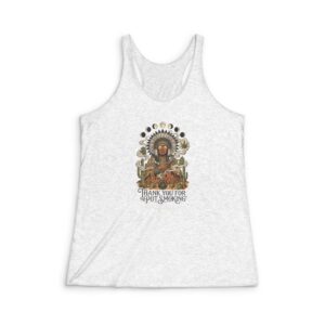 Thank You For Pot Smoking® Desert Chief Women's Tri-Blend Racerback Tank — American Cannabis Society®