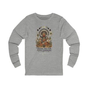 Thank You For Pot Smoking® Desert Chief Unisex Jersey Long Sleeve Tee – Athletic Heather