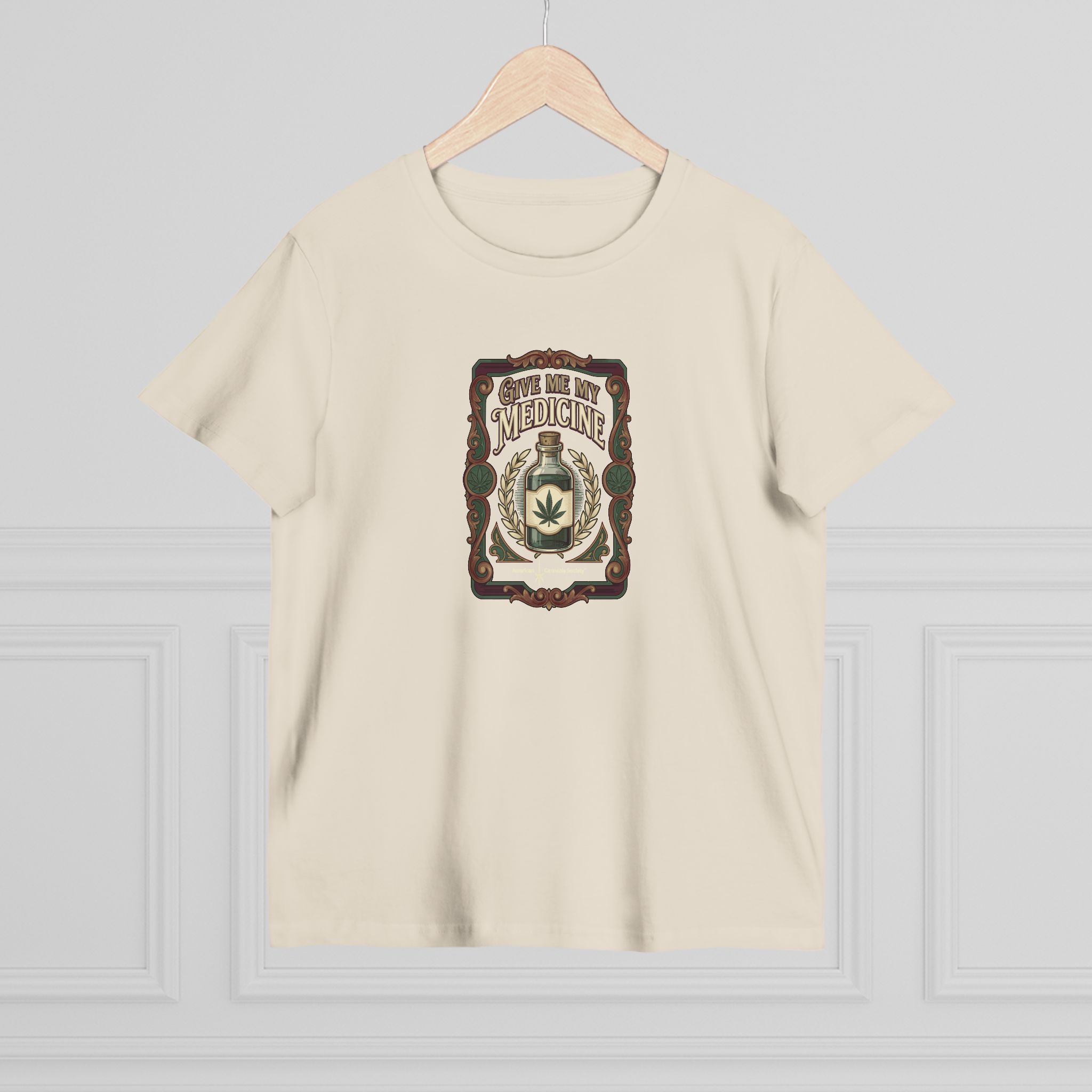 Give Me My Medicine™ Women's Maple Tee – Ecru, view 4
