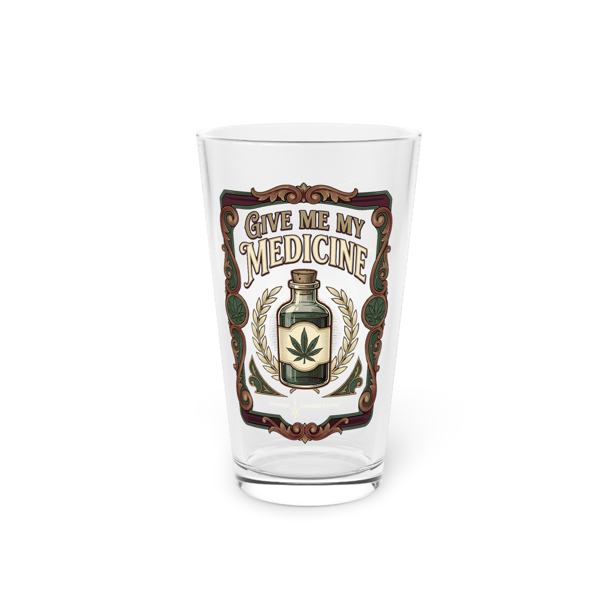 Give Me My Medicine™ Pint Glass, 16oz – 16oz