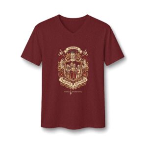 Honor. Tradition. Happy Hour. V-Neck Tee – Heather Cardinal