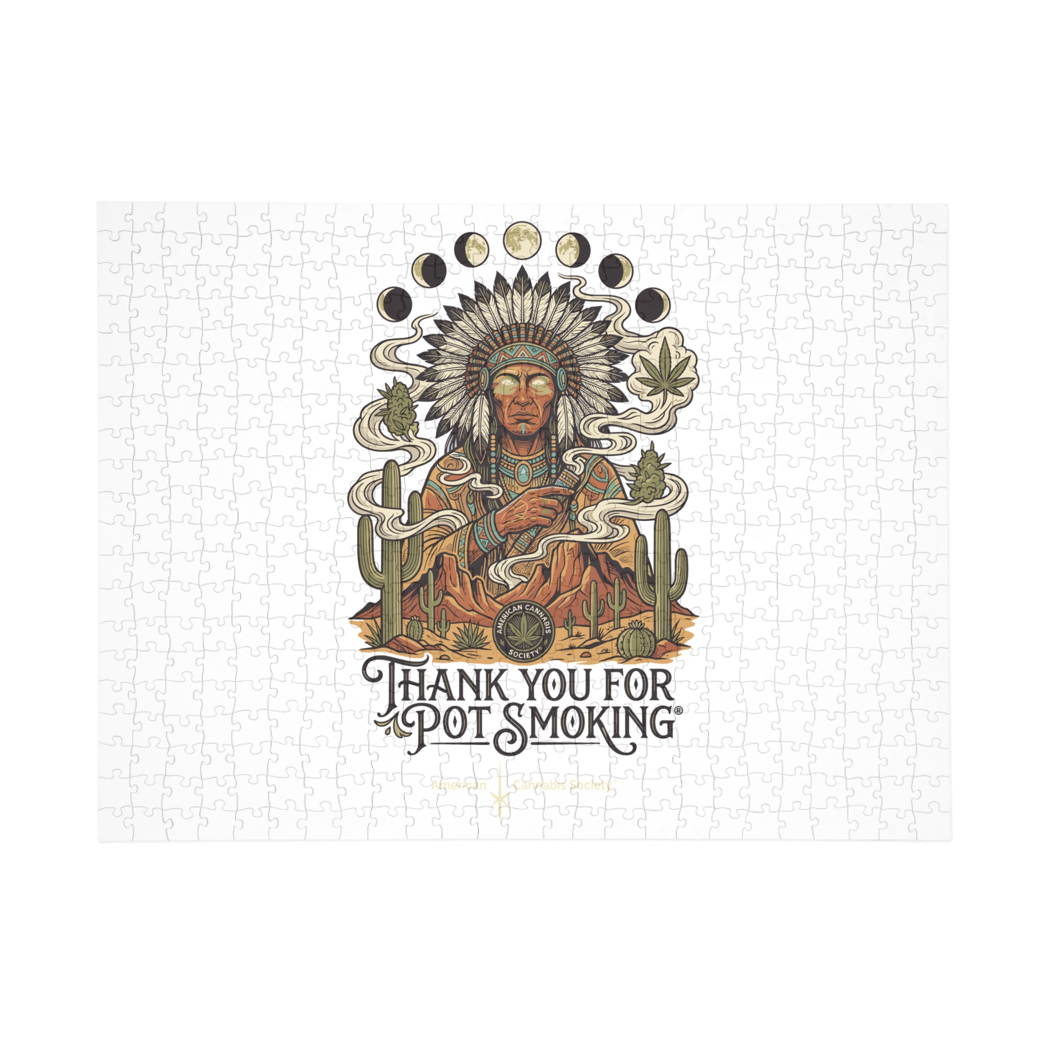 Thank You For Pot Smoking® Jigsaw Puzzle with Gift Box