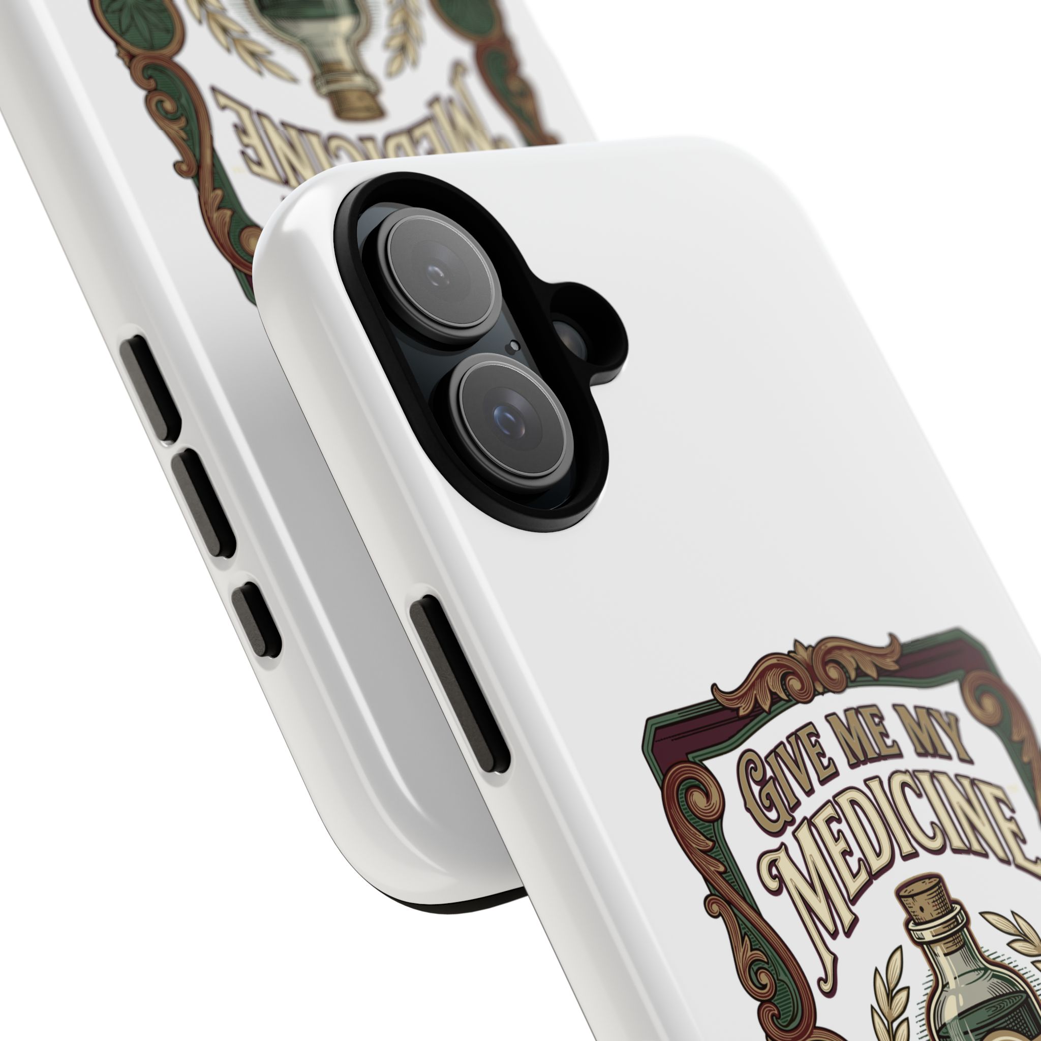 Give Me My Medicine™ Dual-Layer Tough Case – iPhone 16 Plus / Glossy – view 2
