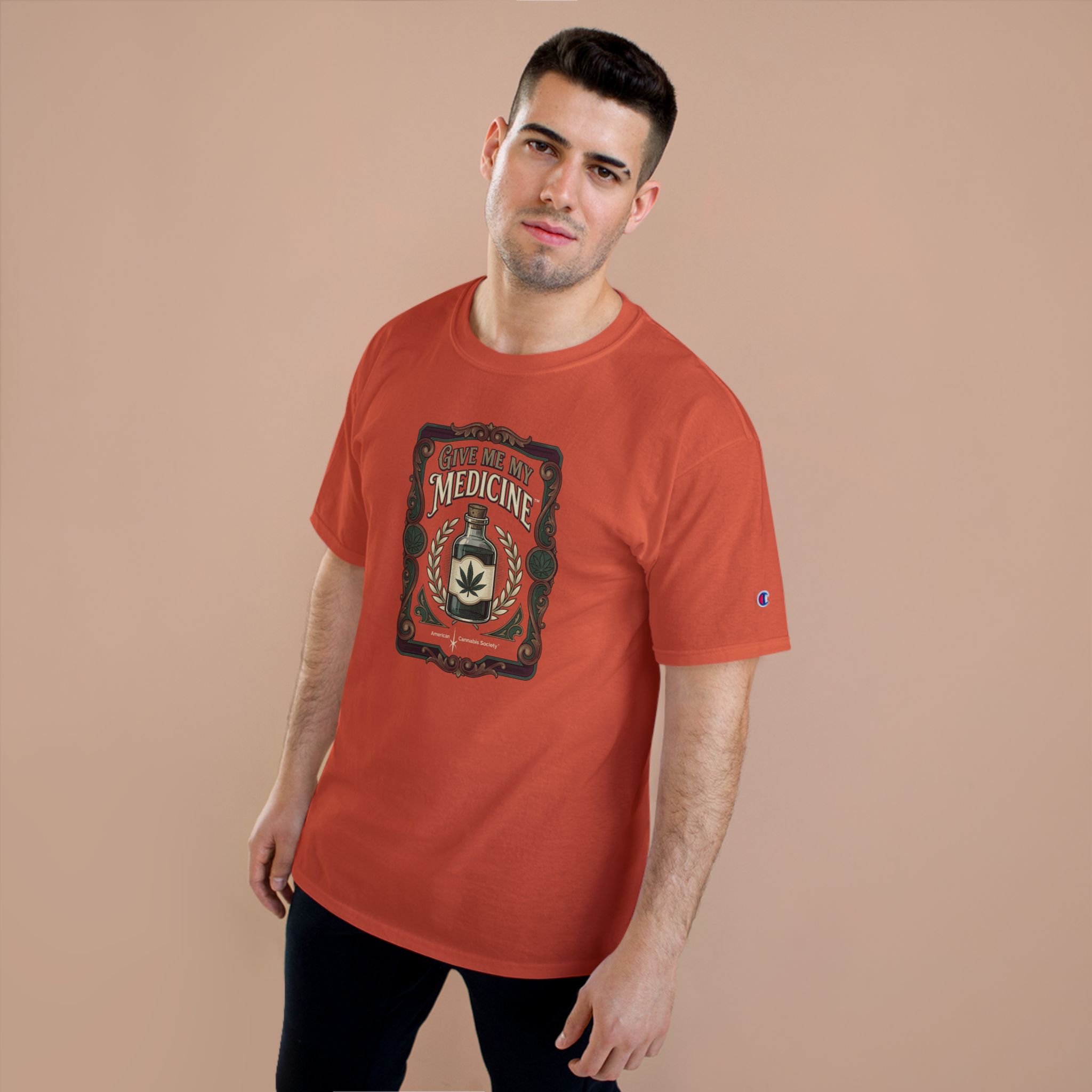 Give Me My Medicine™ Classic Cotton Tee – Orange, view 3