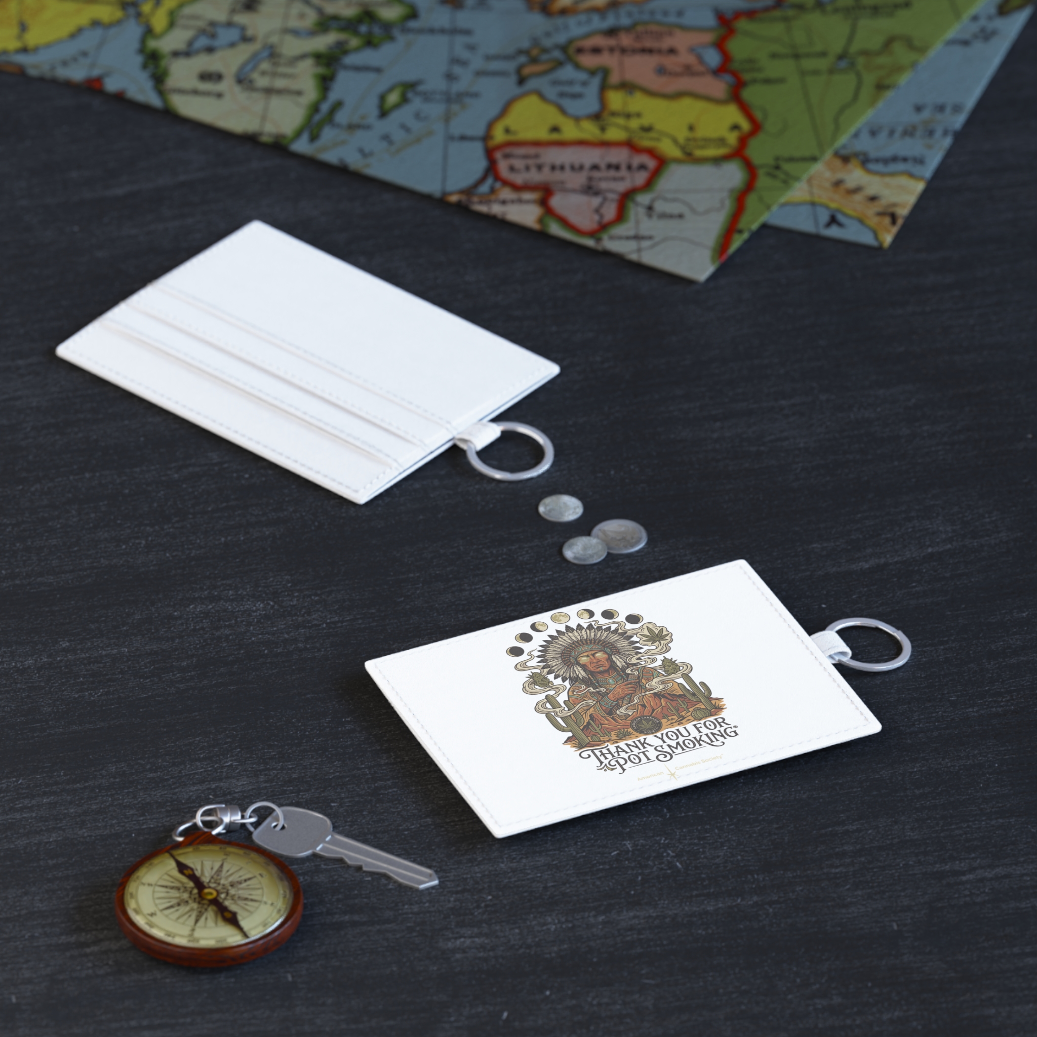 Desert Chief Card Holder – White – view 4
