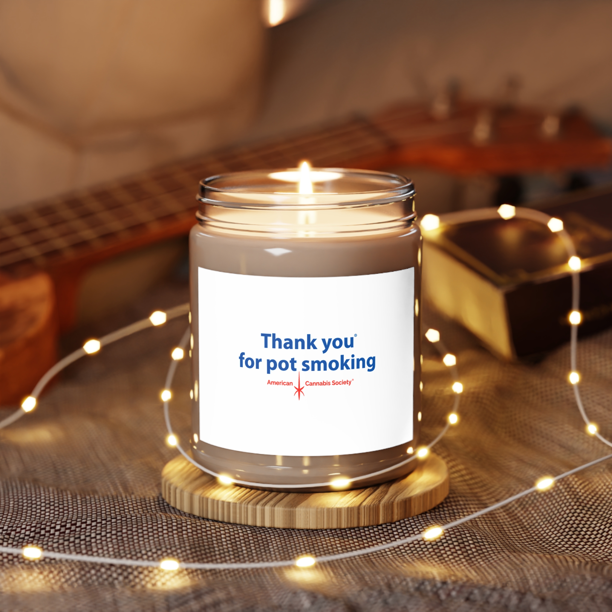 Thank You For Pot Smoking® Soy Candle 9oz – view 2