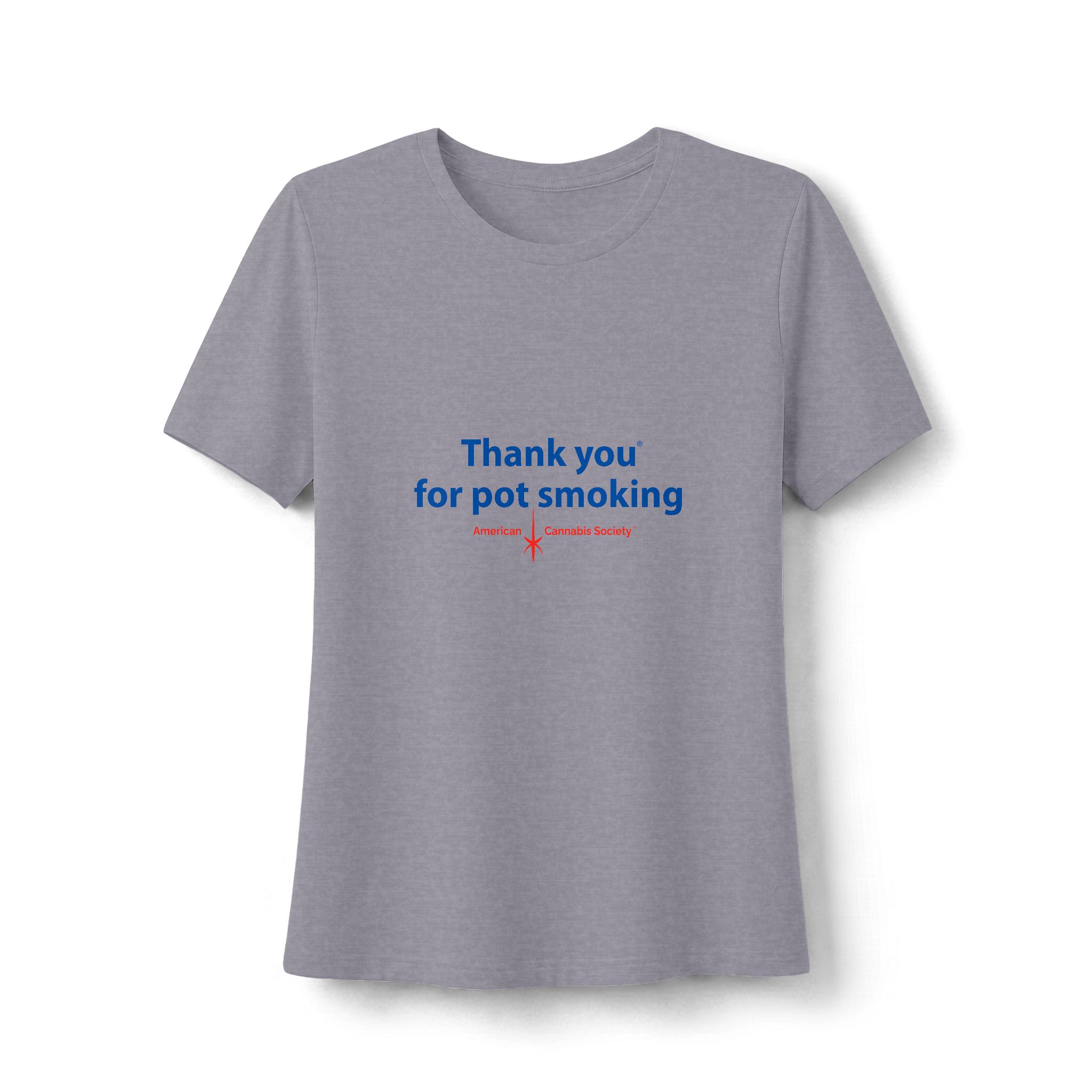 Thank You For Pot Smoking® Women's Relaxed Heather Tee – Athletic Heather