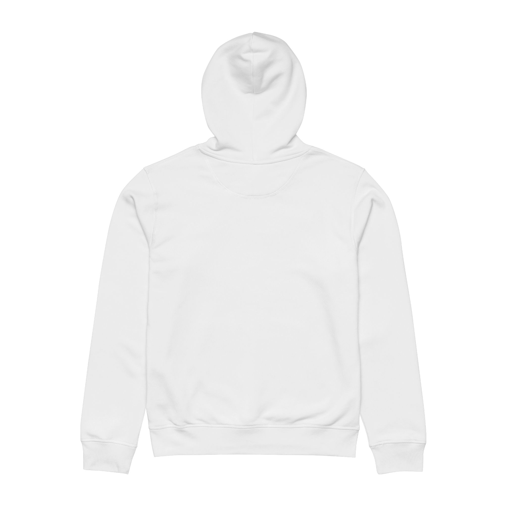 Thank You For Pot Smoking® Organic Mid-Weight Hoodie – White view 2