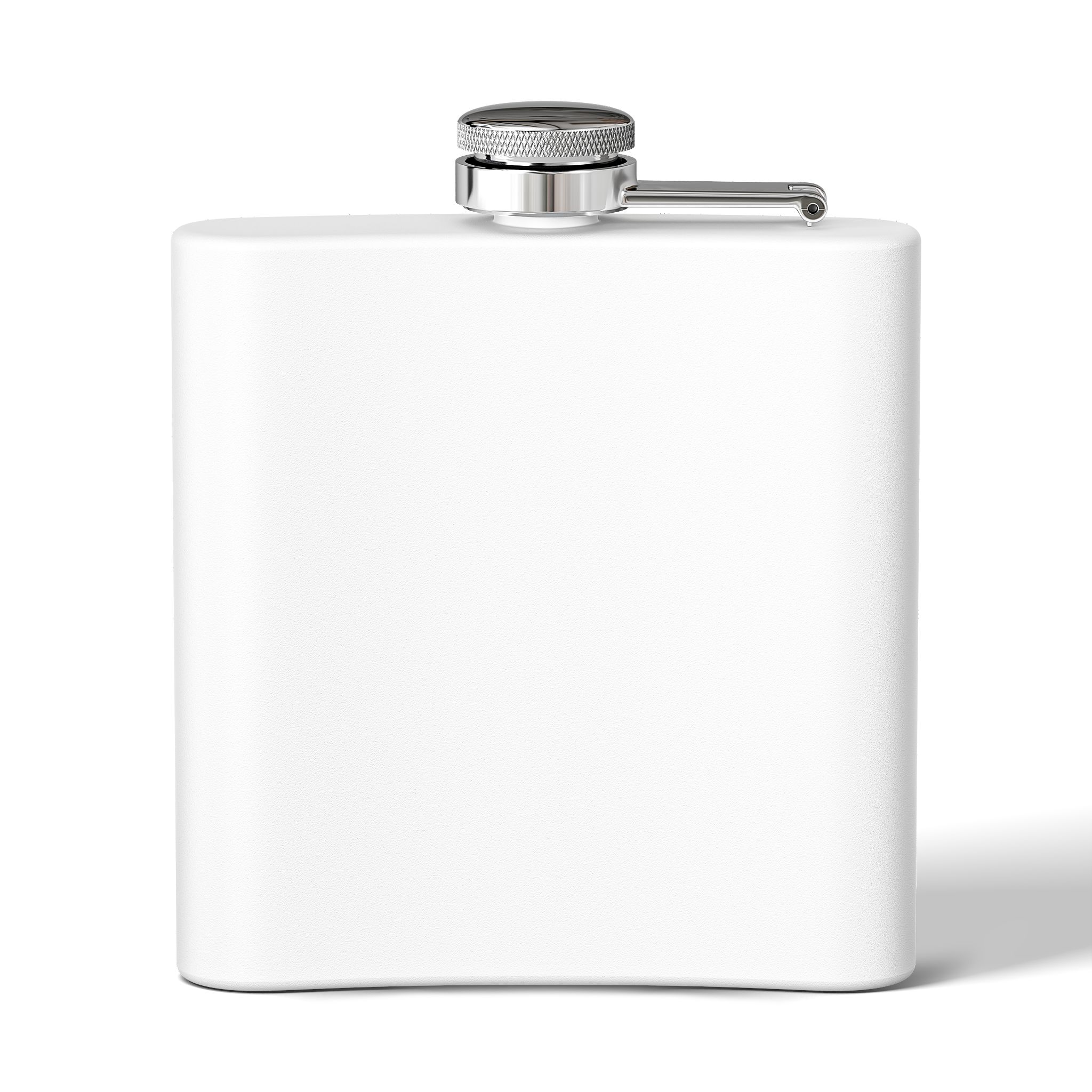 Thank You For Pot Smoking® Flask – White view 2